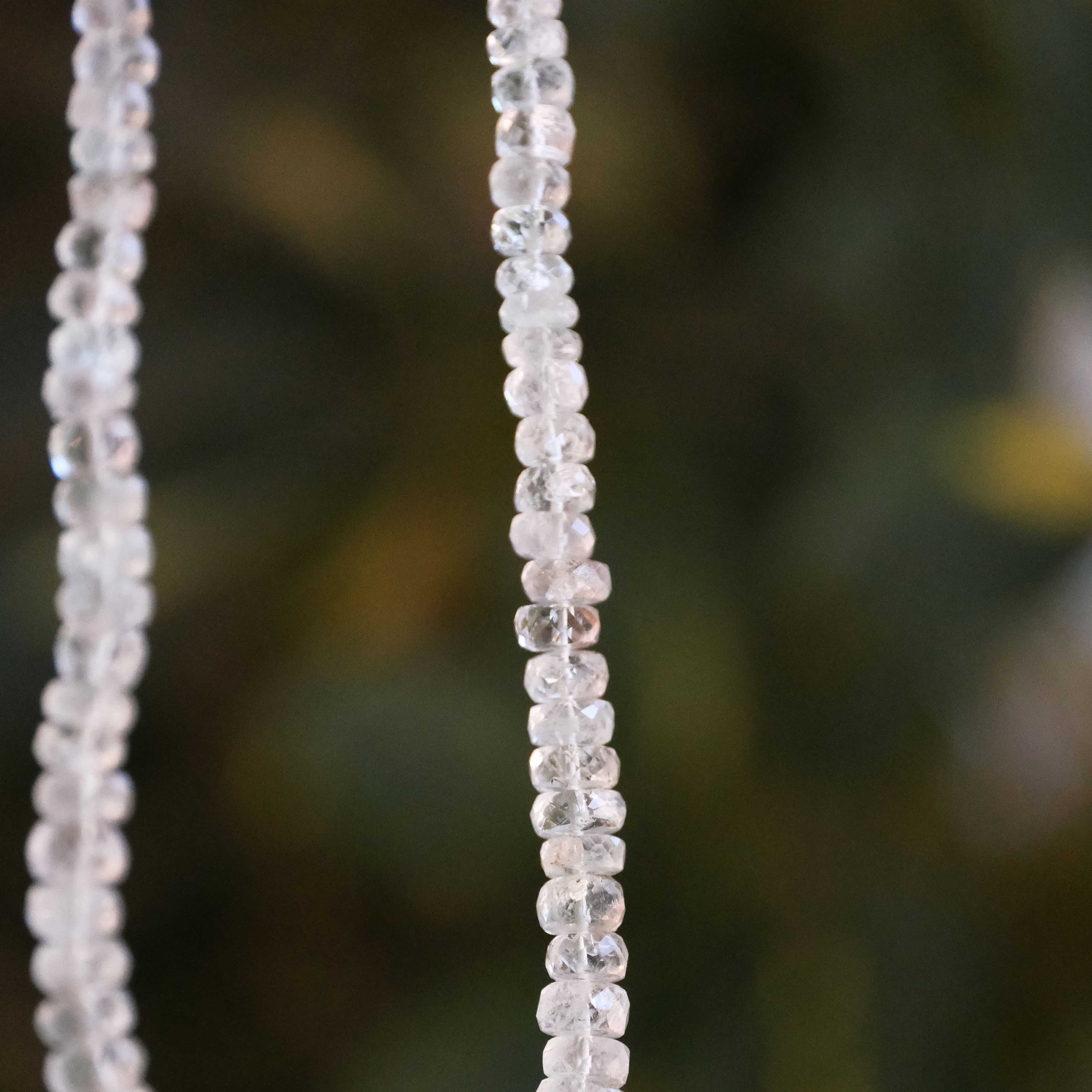 Aquamarine + Sterling Glittering Necklace - One of a Kind