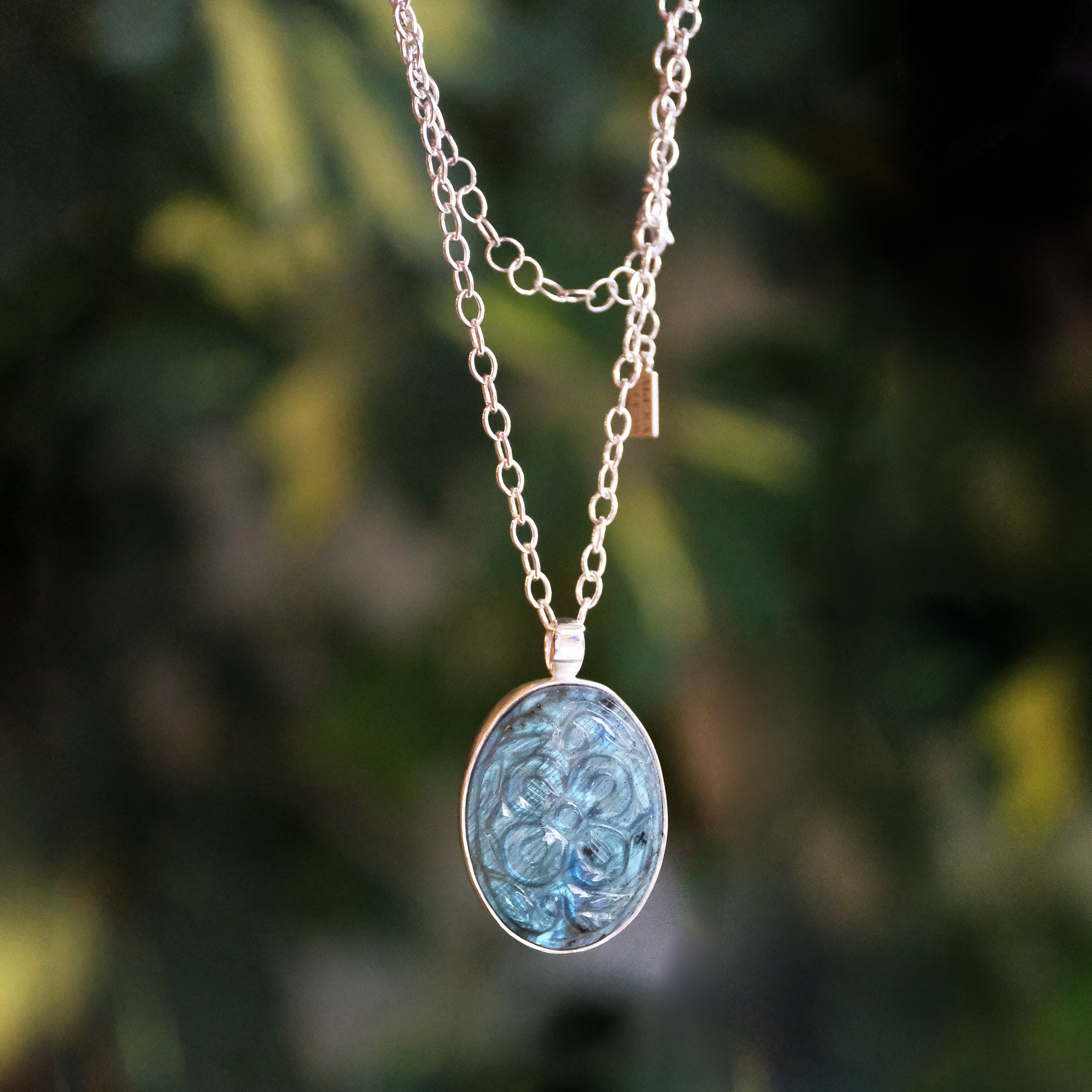 Labradorite Midnight Garden Necklace - One of a Kind