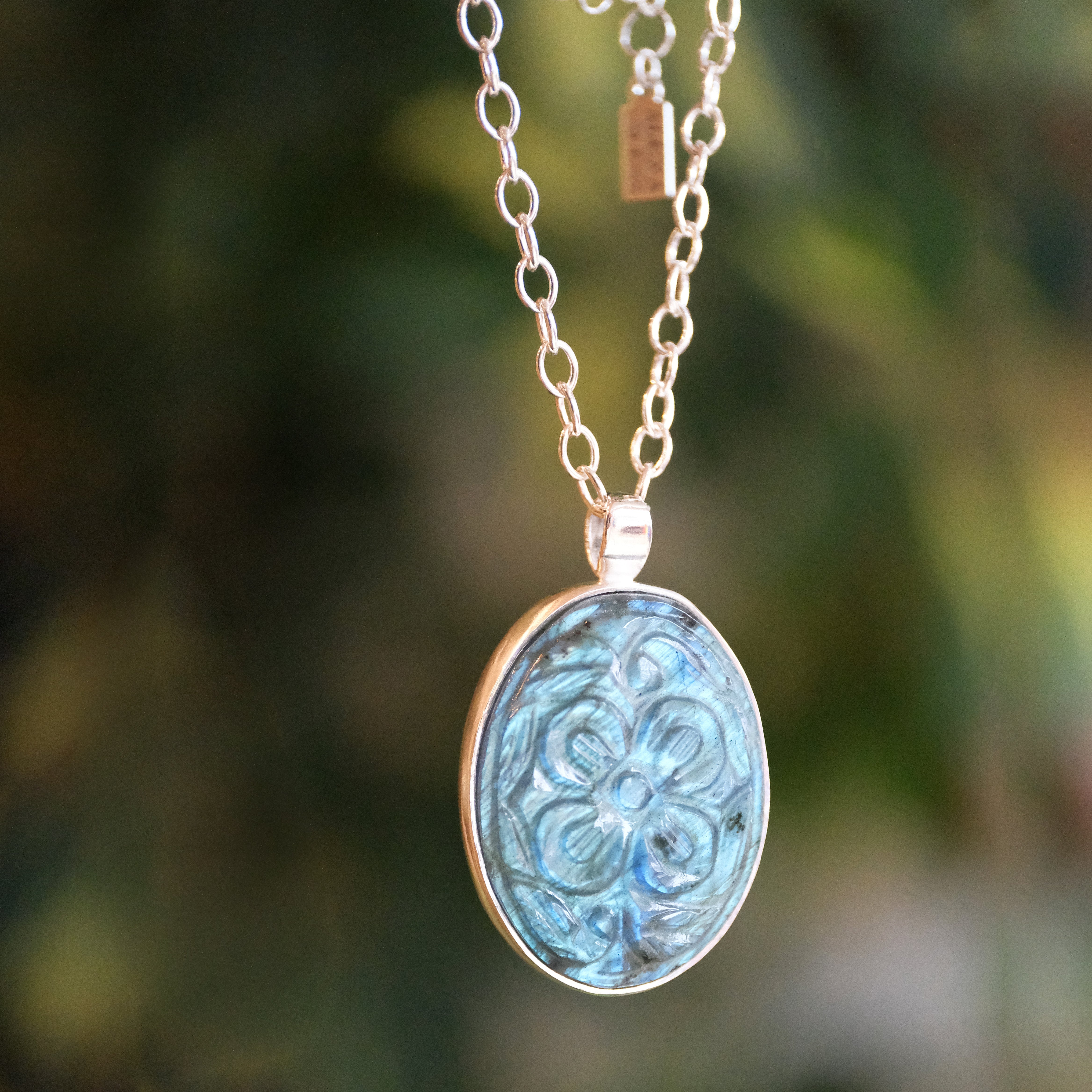 Labradorite Midnight Garden Necklace - One of a Kind