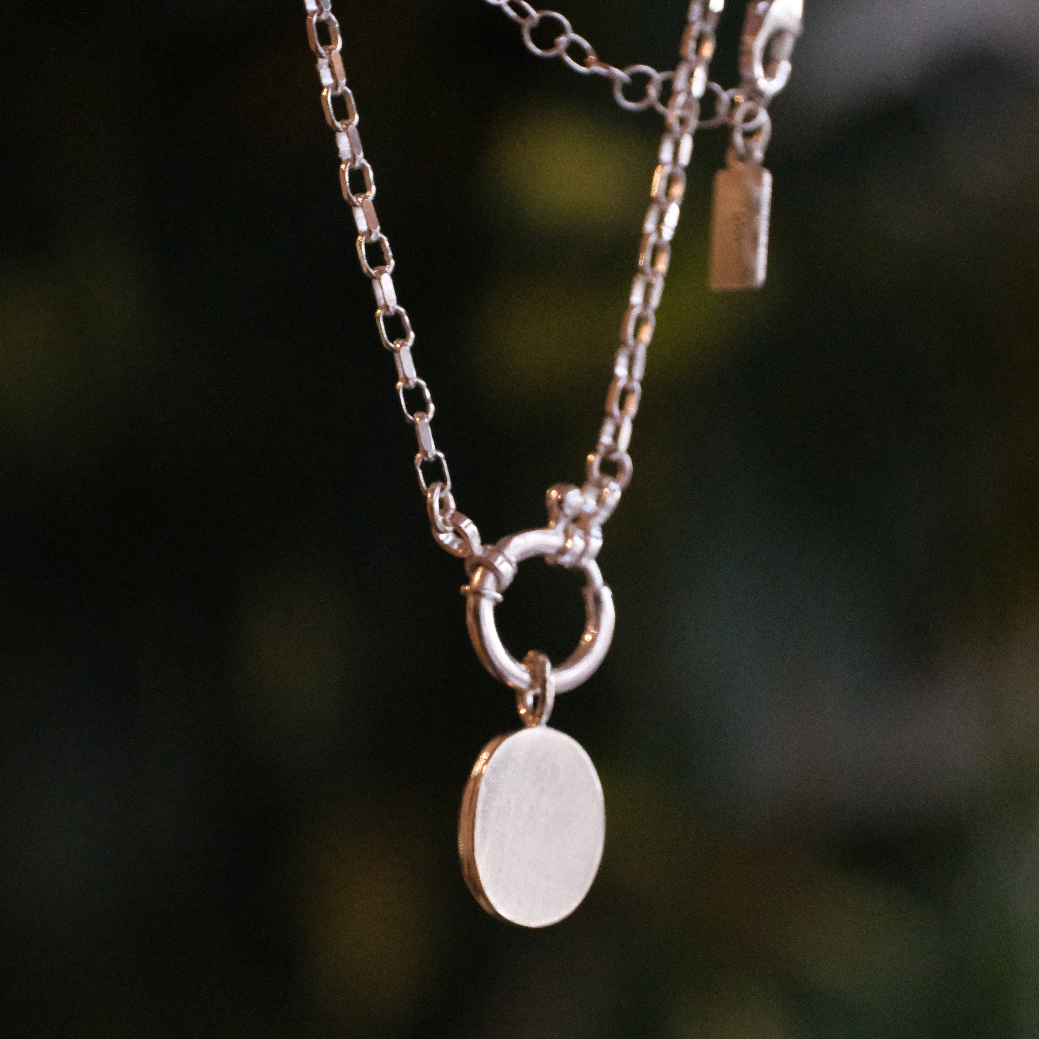 Kyanite Charm Keeper Necklace - One of a Kind