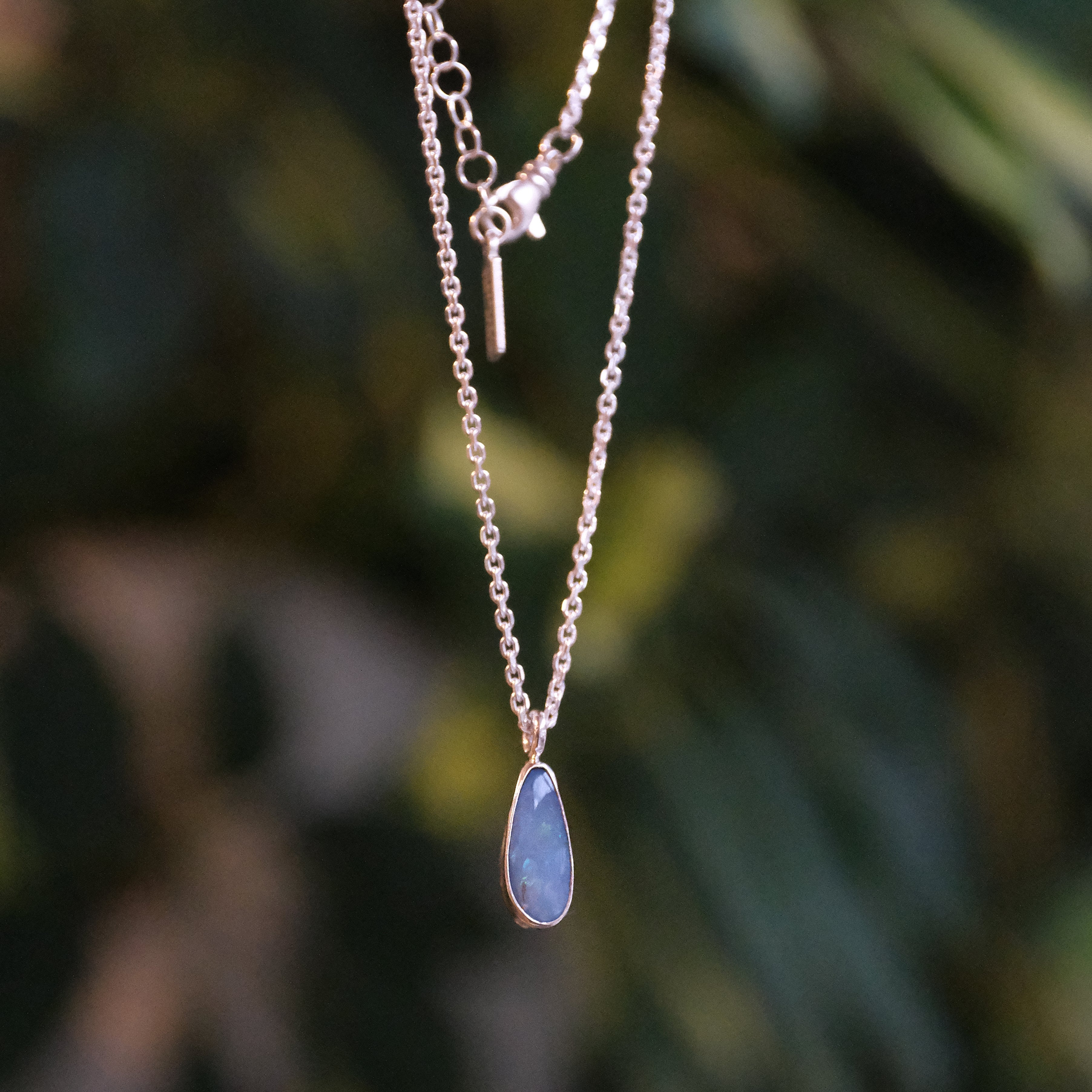 Australian Opal Rivulet Necklace - One of a Kind