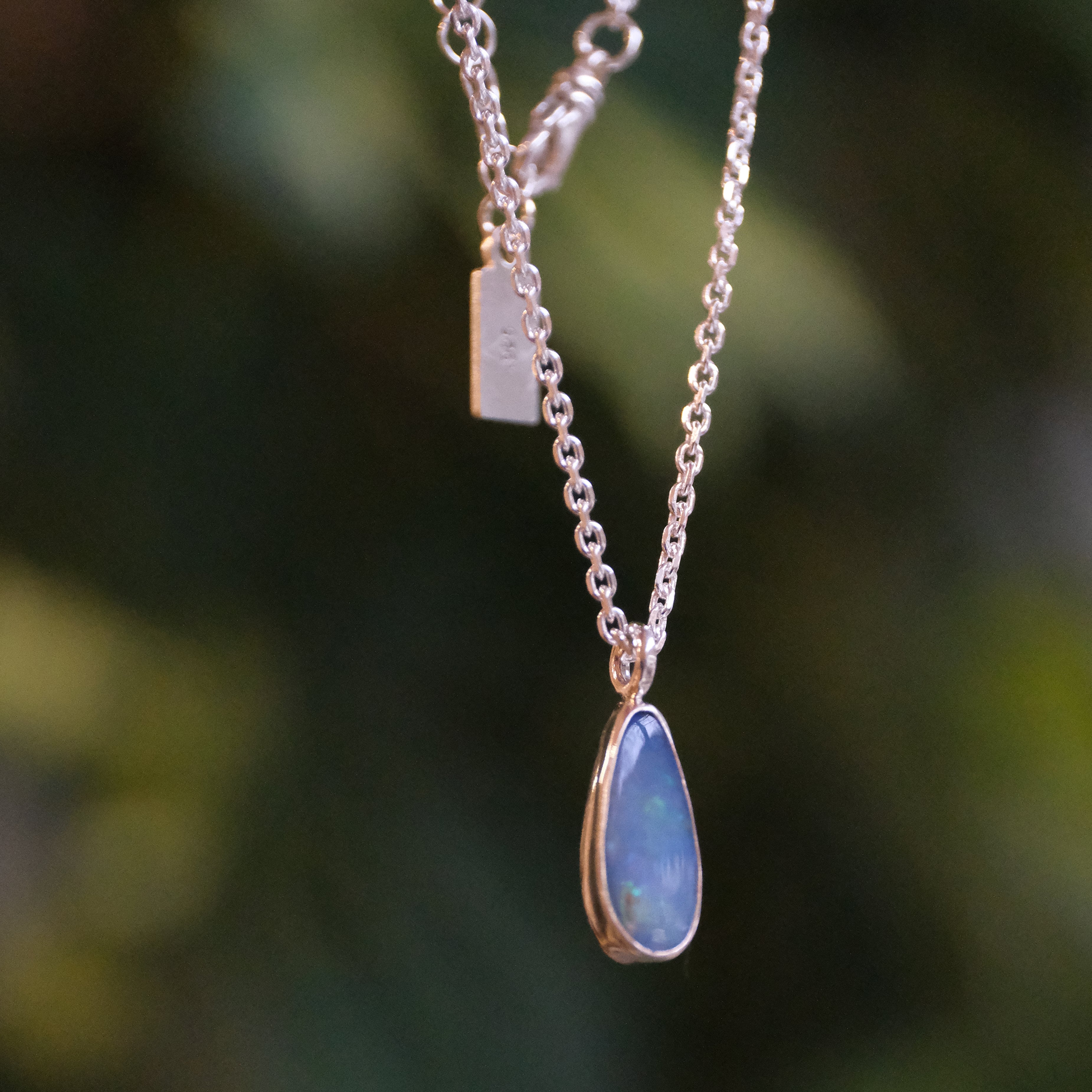Australian Opal Rivulet Necklace - One of a Kind