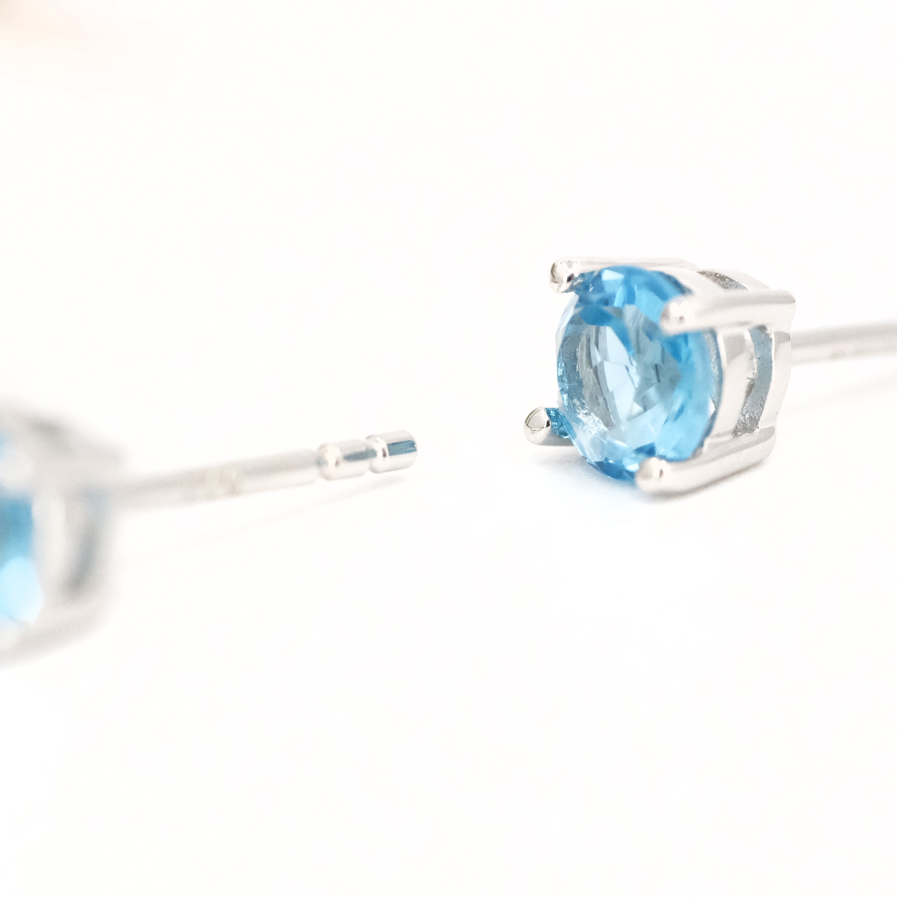 Blue Topaz Essential Stud Earrings