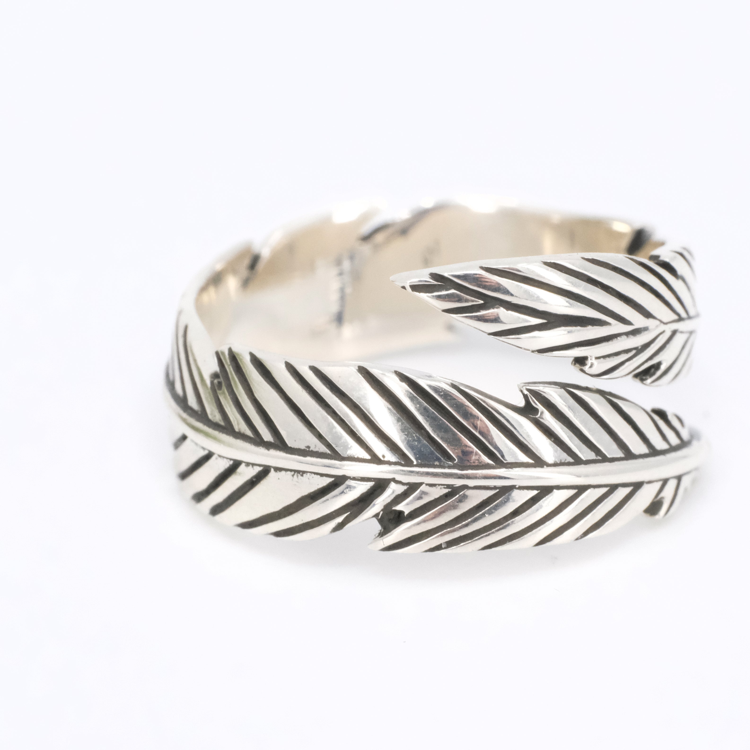Feather Wrap Ring - Adjustable