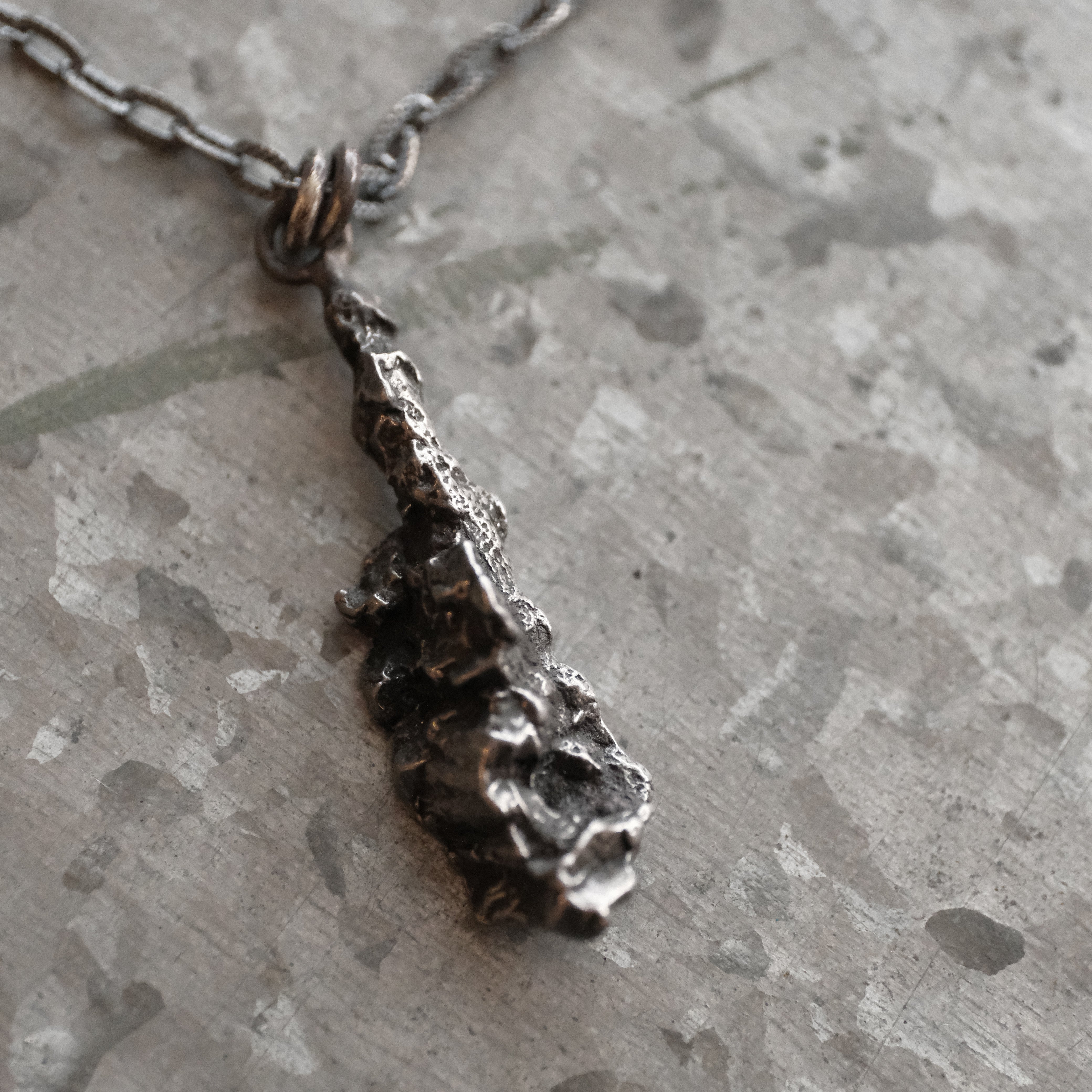 Campo de Cielo Meteorite Necklace - One of a Kind