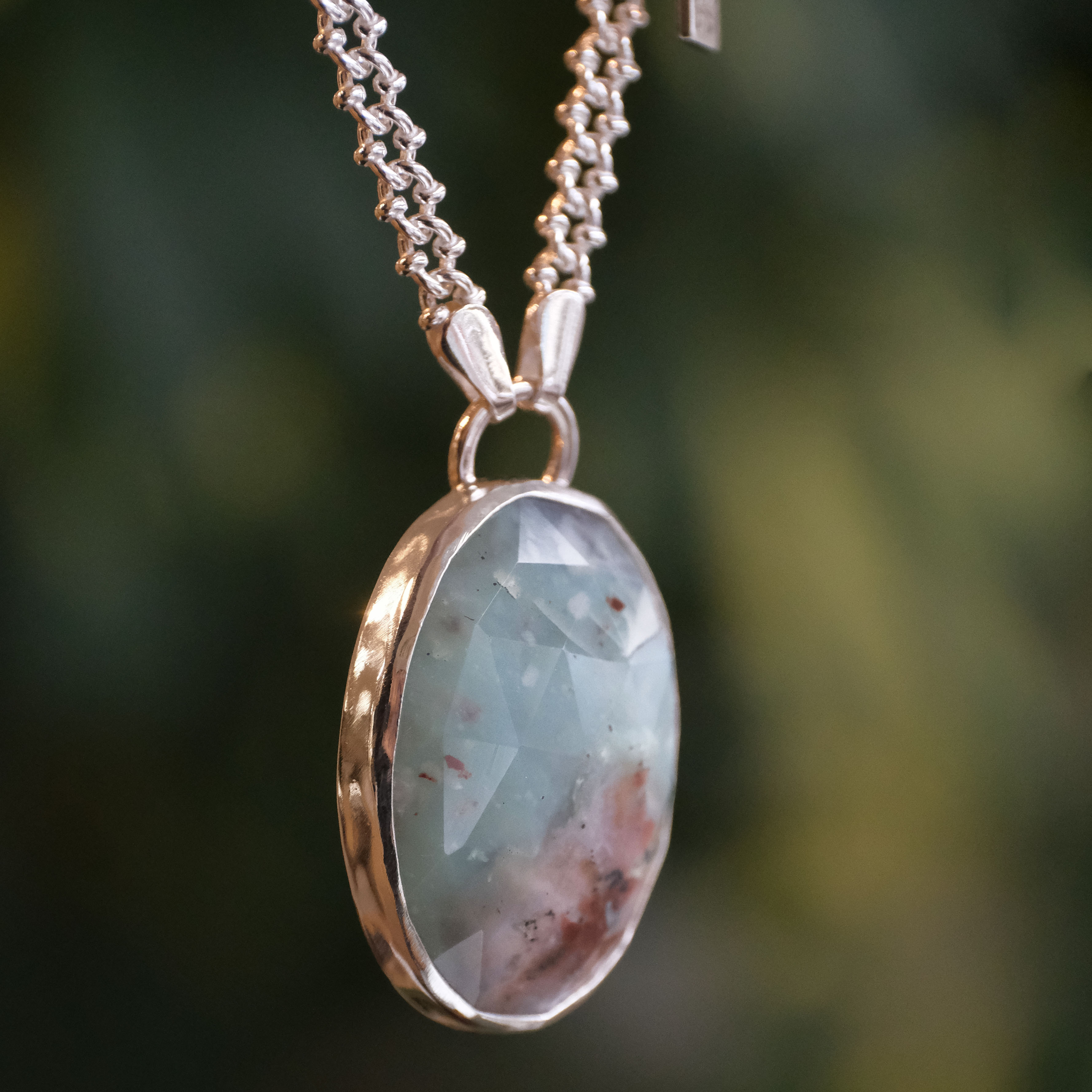 Aqua Chrysoprase Coral Reef Necklace - One of a Kind