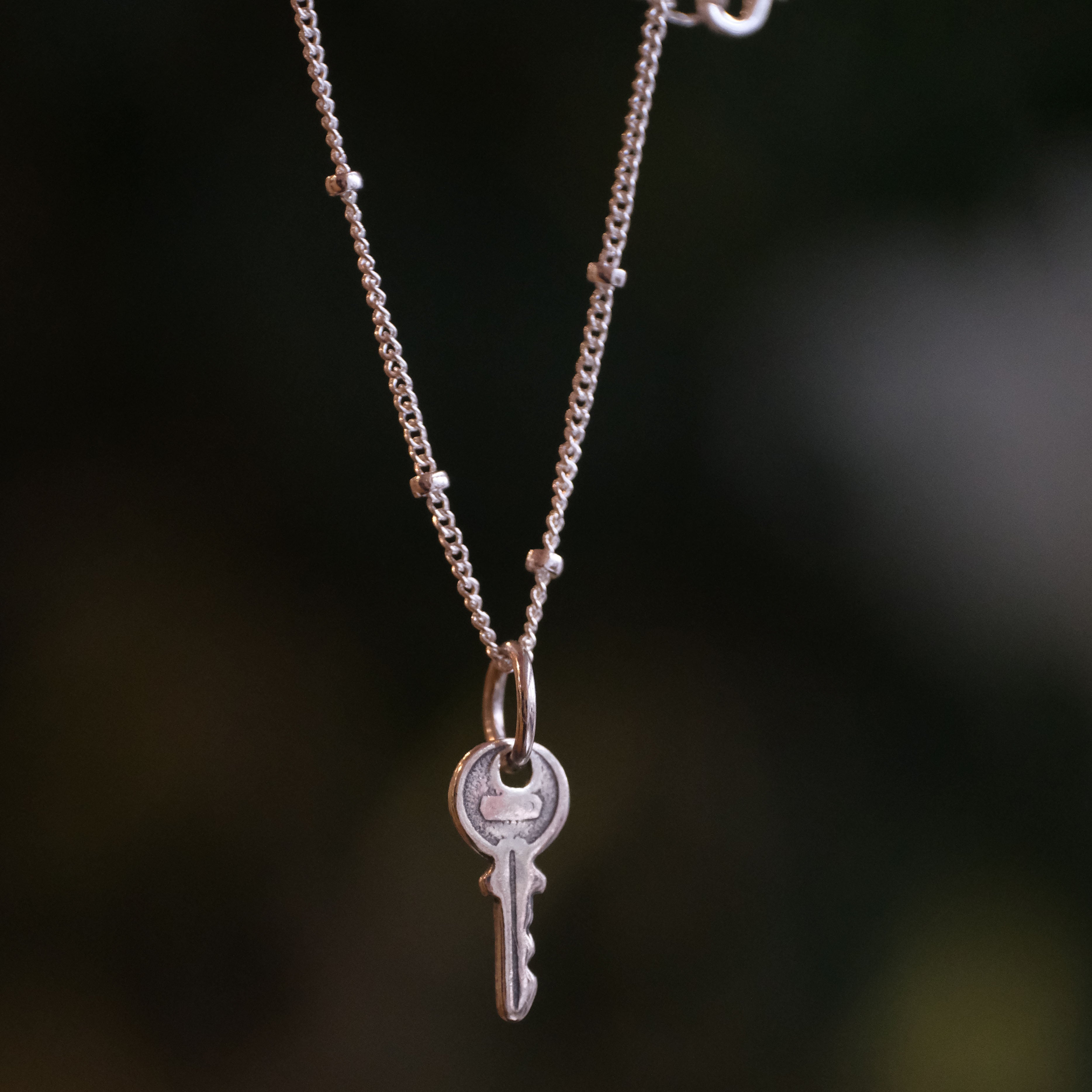 Safe Keeping Tiny Key Necklace