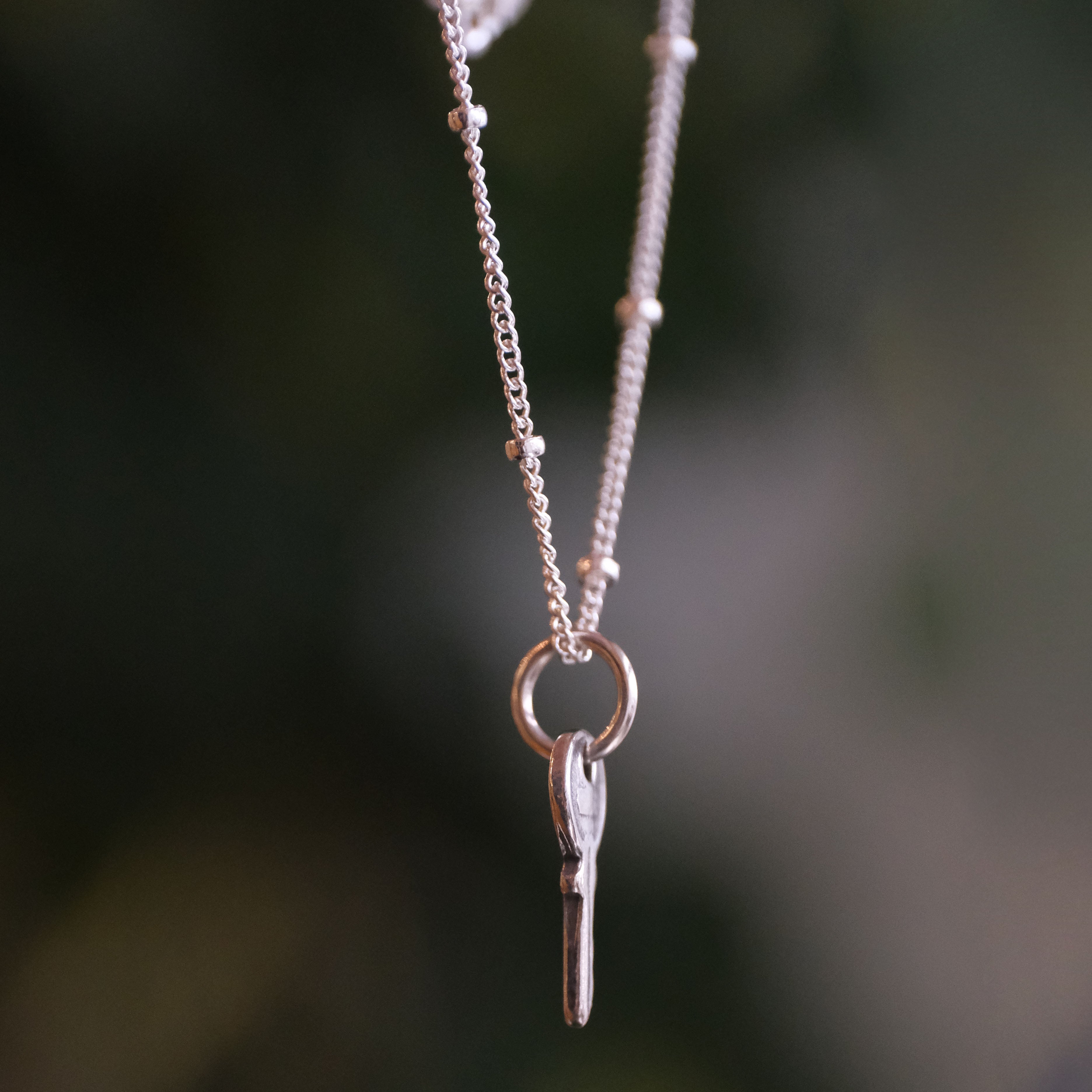 Safe Keeping Tiny Key Necklace
