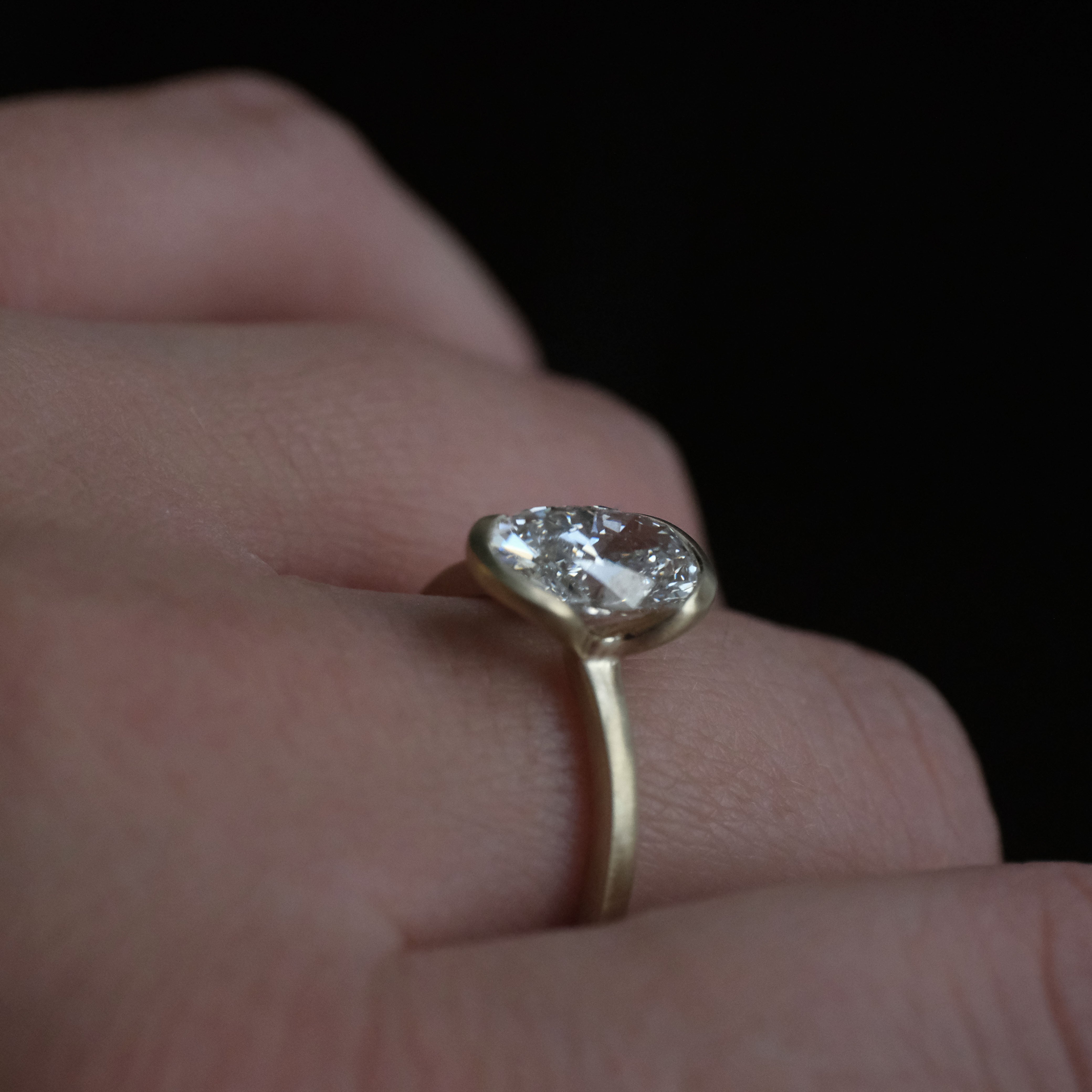 14k + Lab Diamond Sybara Ring