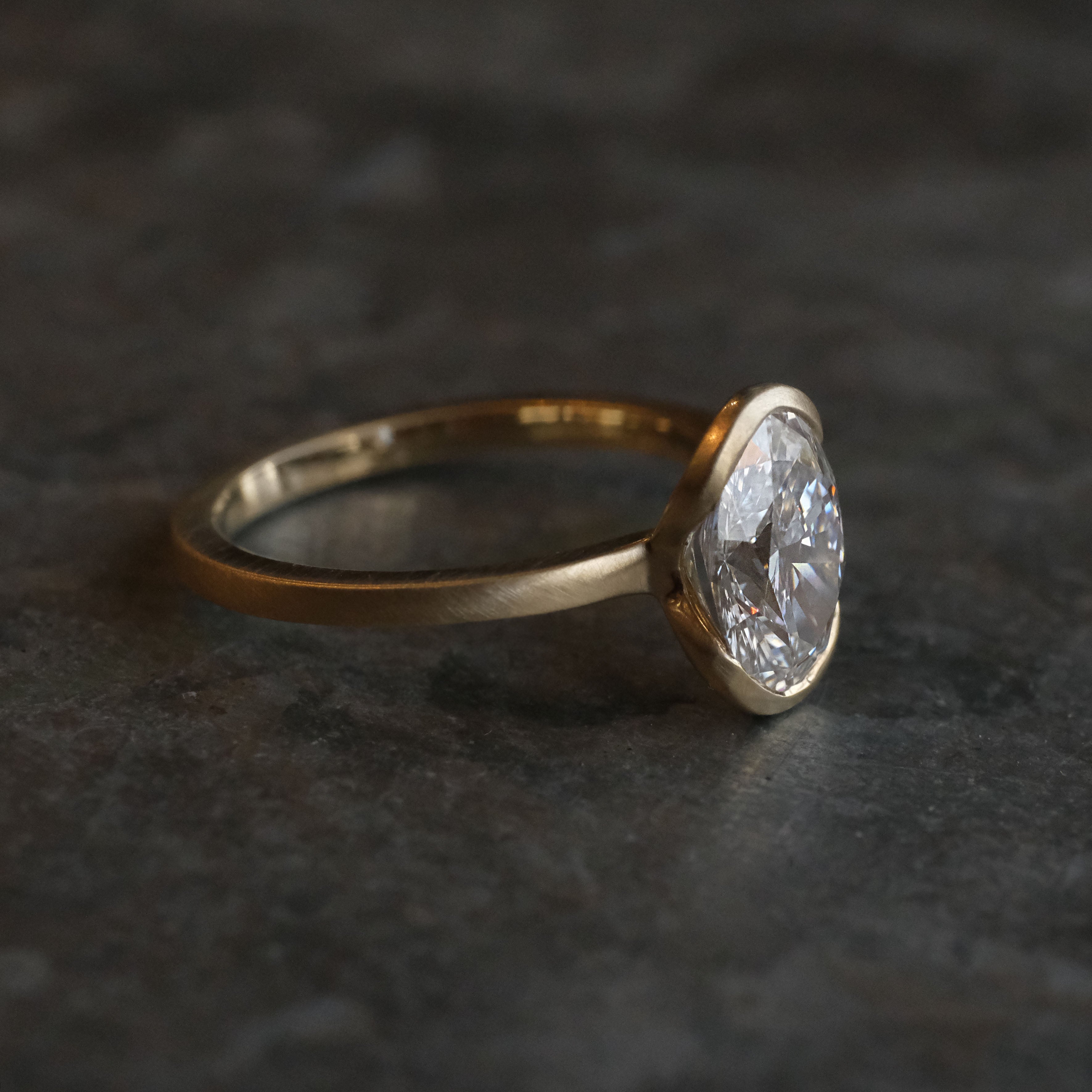 14k + Lab Diamond Sybara Ring