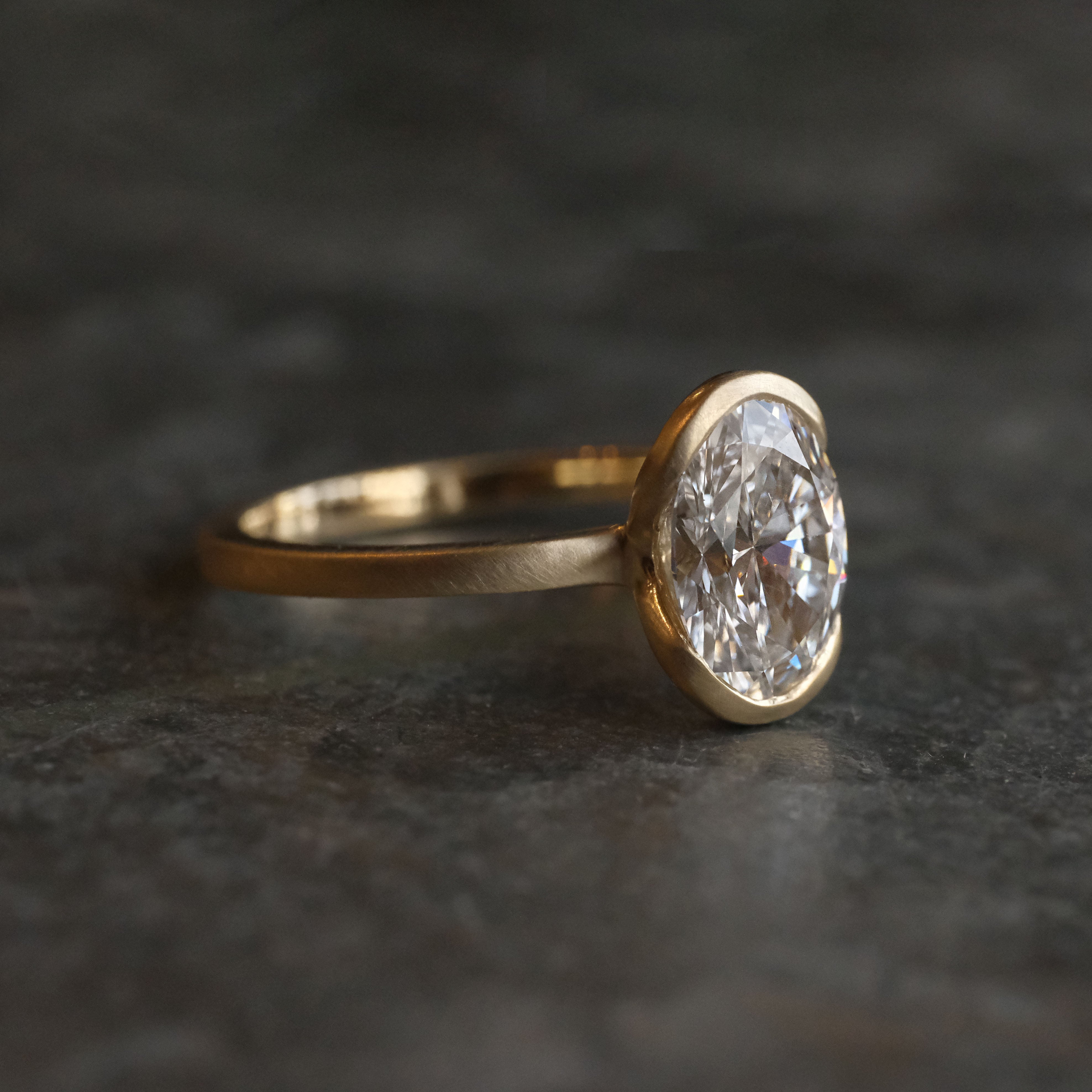 14k + Lab Diamond Sybara Ring