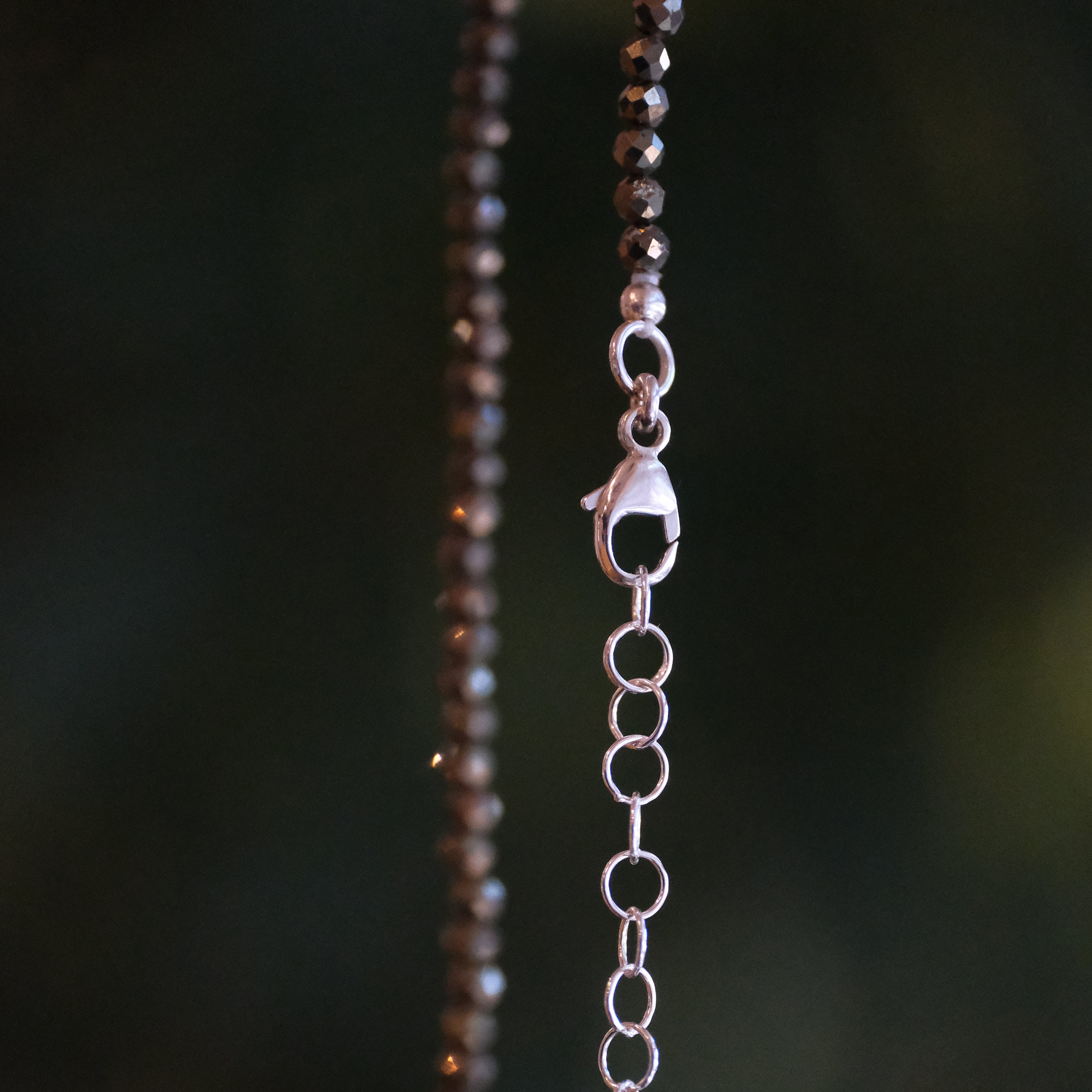 Pyrite + Sterling Good Luck Necklace