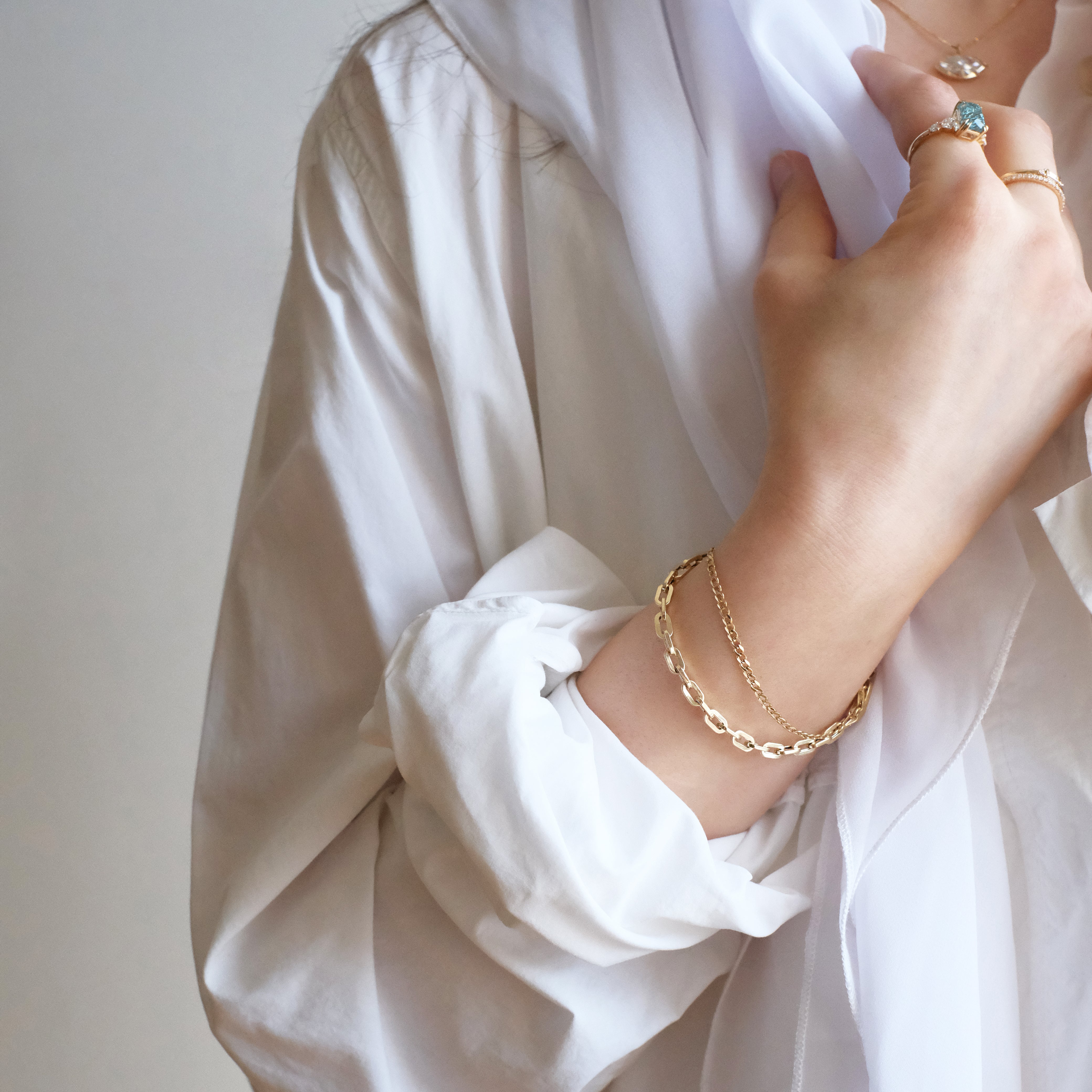 14k Harlem Chain Bracelet