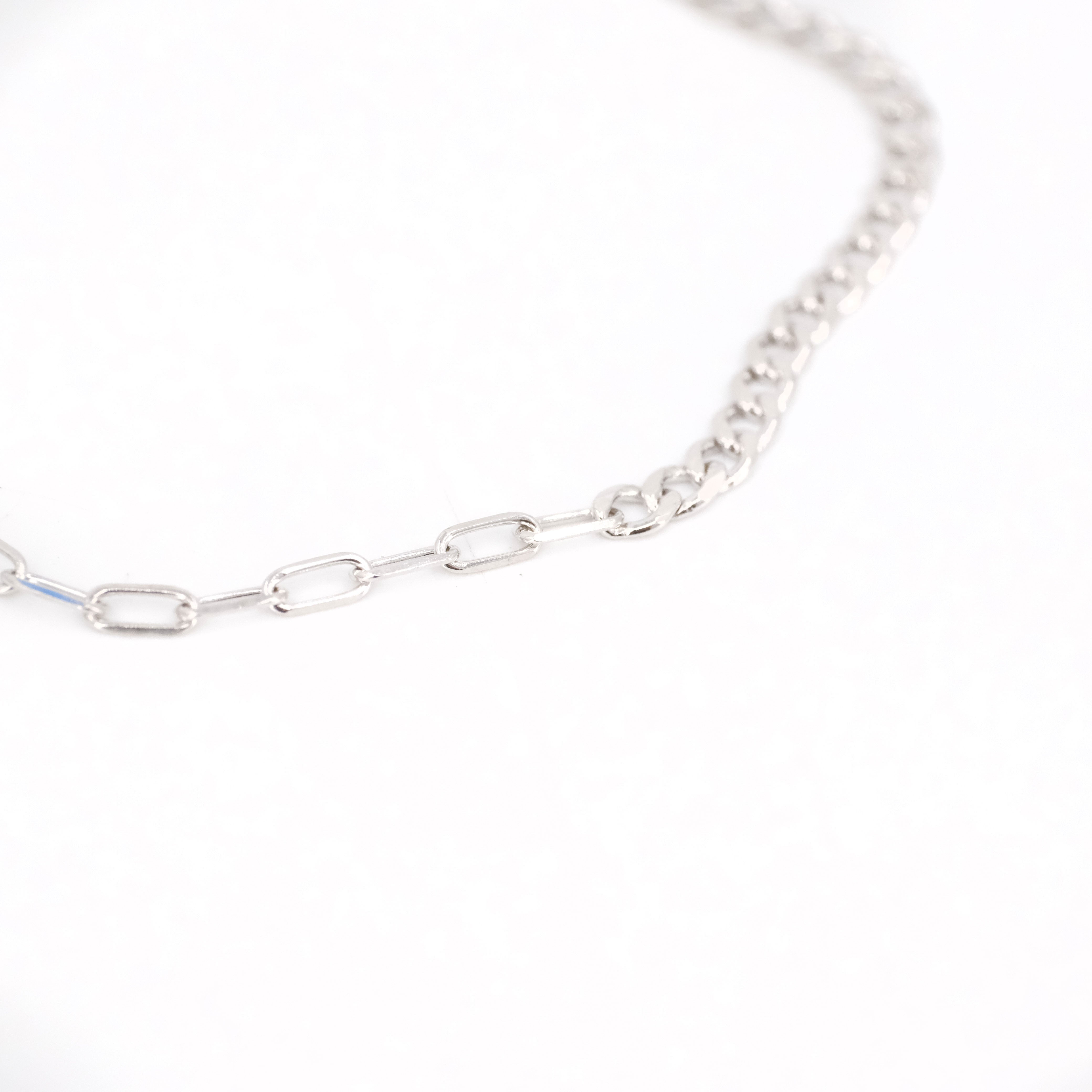 Sterling Duo Chain Bracelet