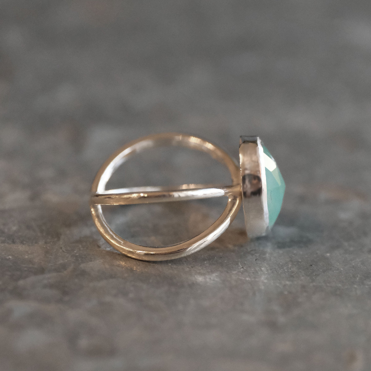 Aquaprase Atom Ring (Size 6) - One of a Kind