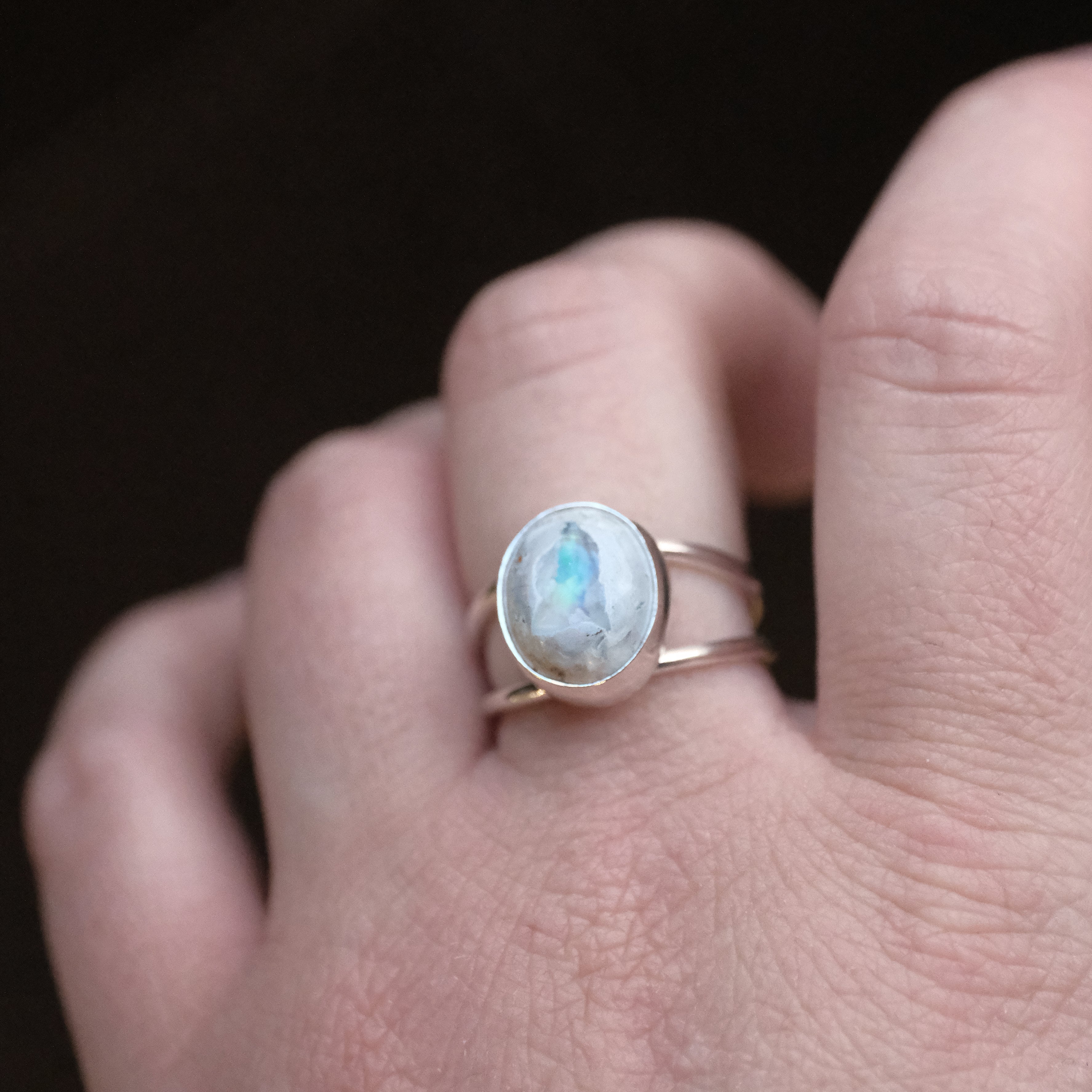 Jelly Opal Solo Ring (Size 6) - One of a Kind