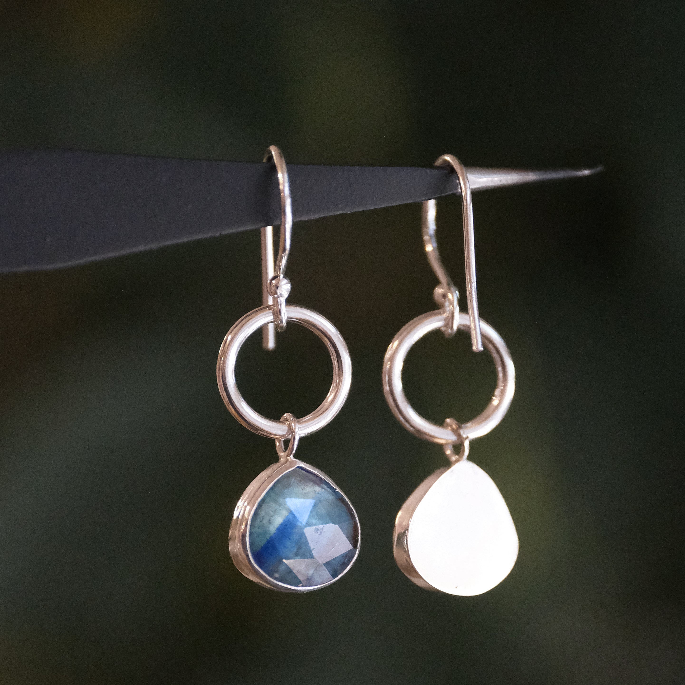 Kyanite + Sterling Oracle Earrings - One of a Kind