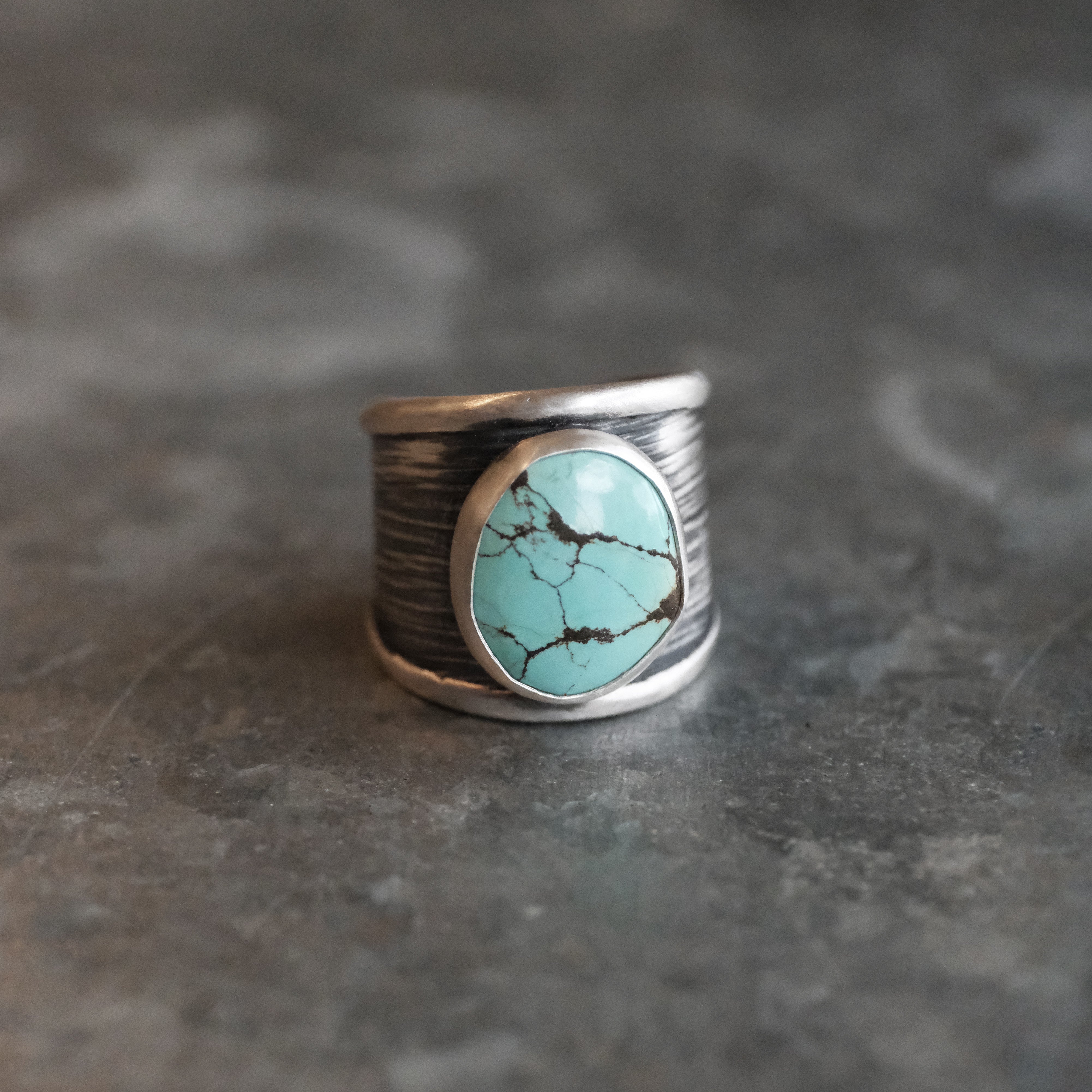 Sterling + Turquoise Winslow Ring (Adjustable) - One of a Kind