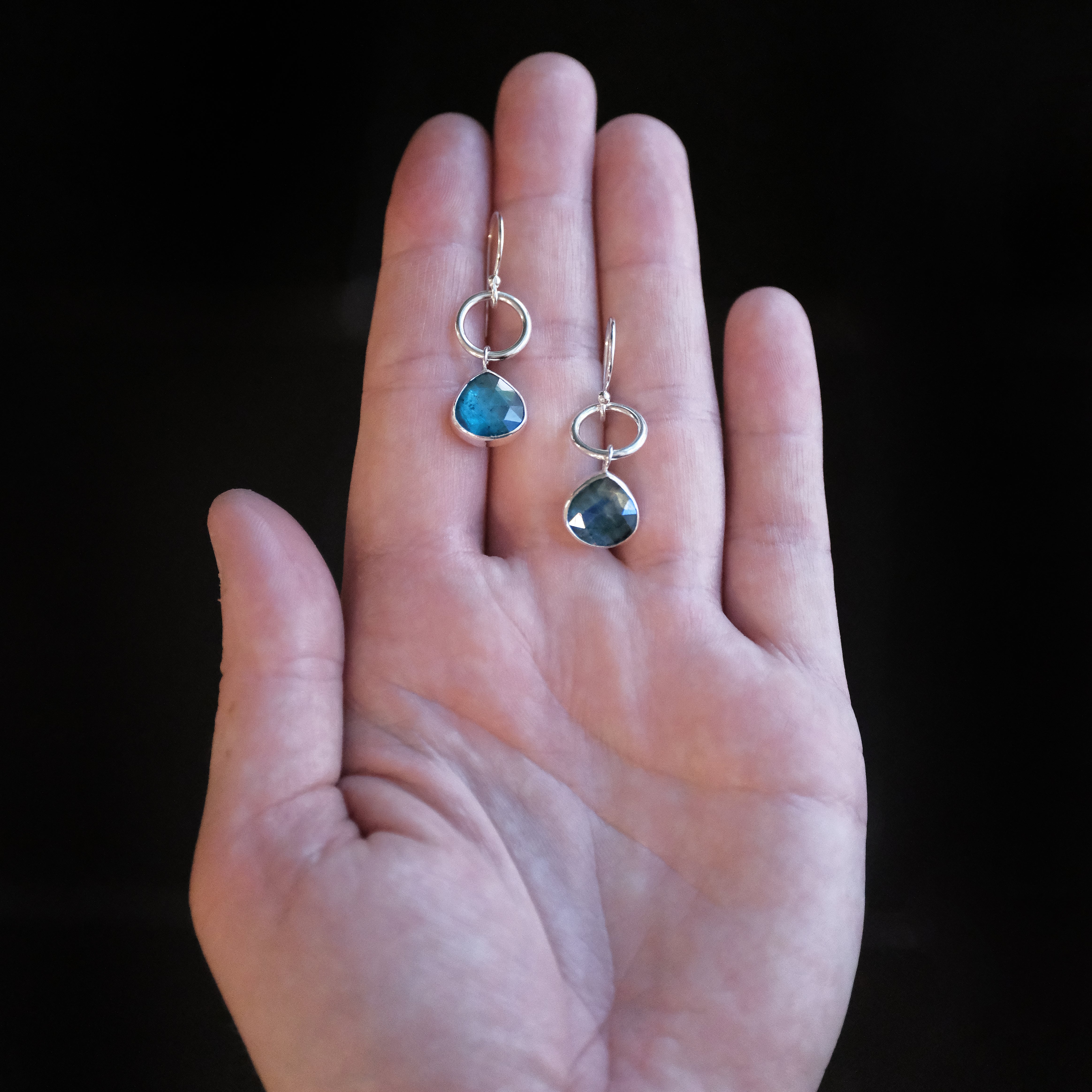 Kyanite + Sterling Oracle Earrings - One of a Kind