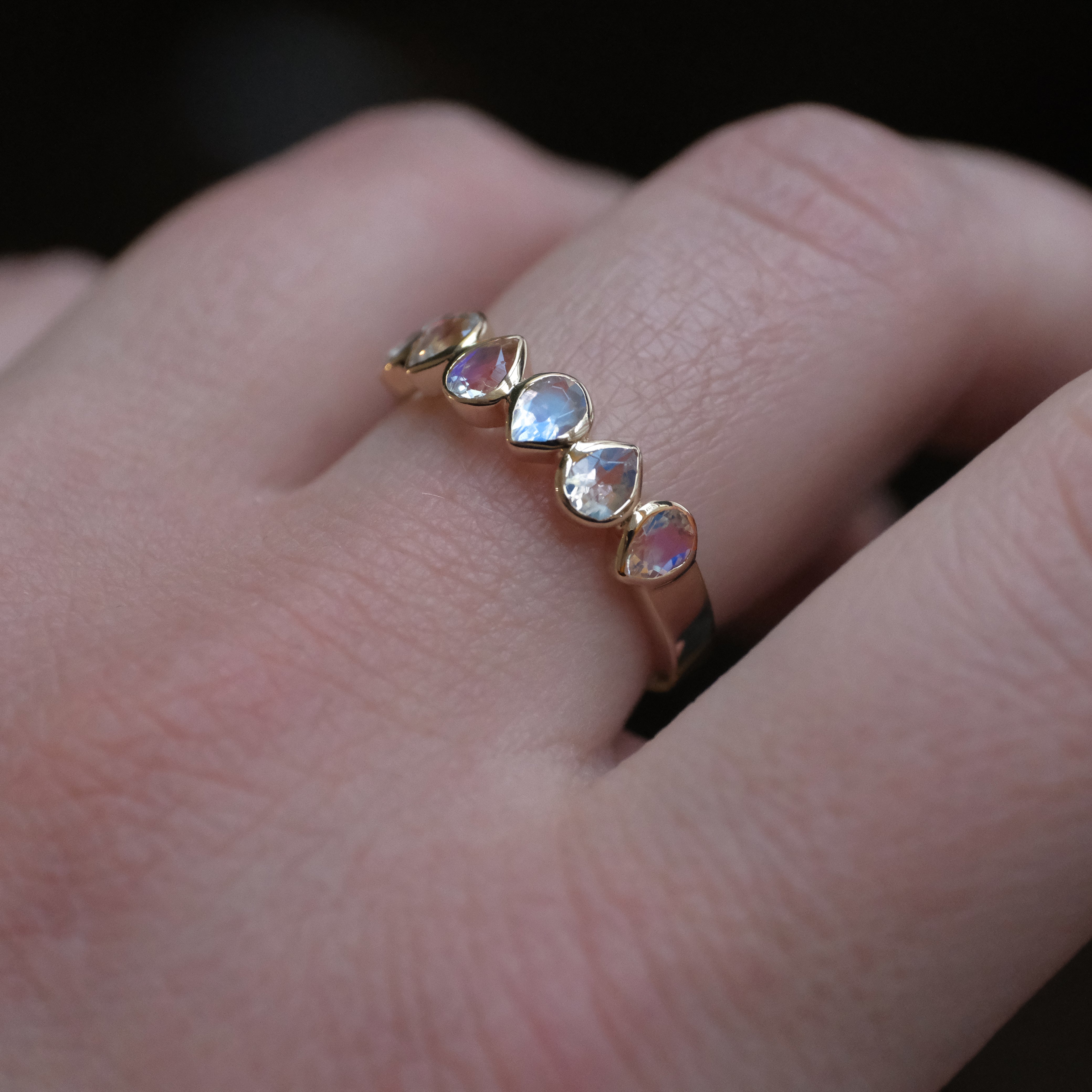 14k + Moonstone Lua Ring - One of a Kind