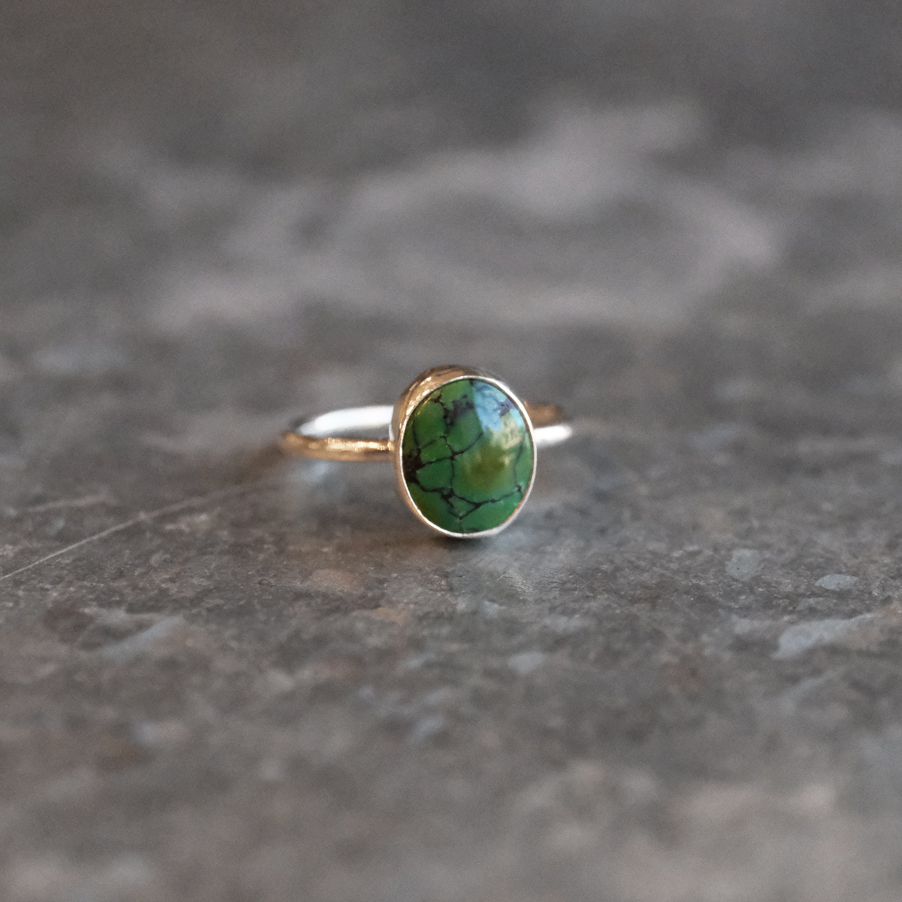 Turquoise Chiquito Ring (Size 6) - One of a Kind