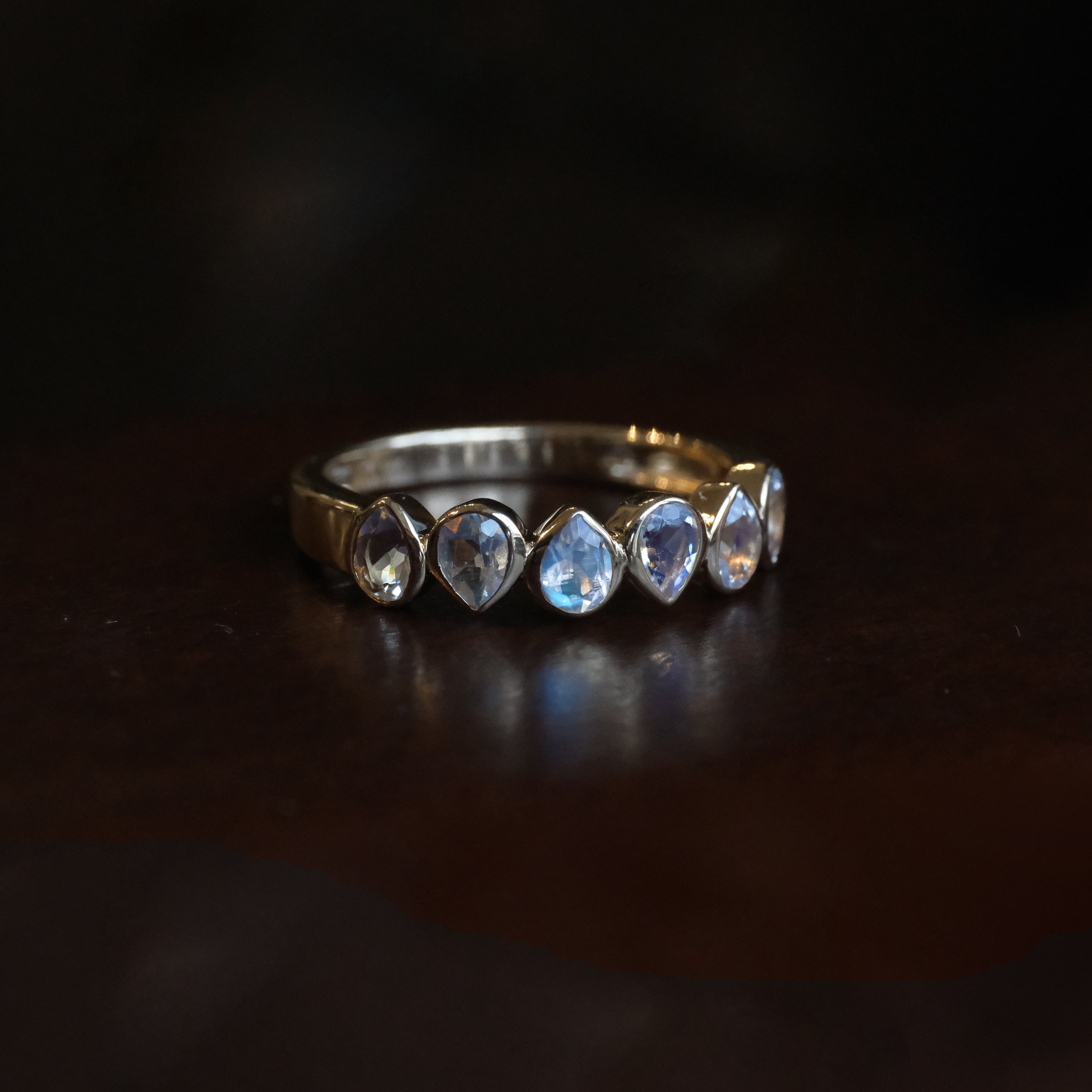 14k + Moonstone Lua Ring - One of a Kind