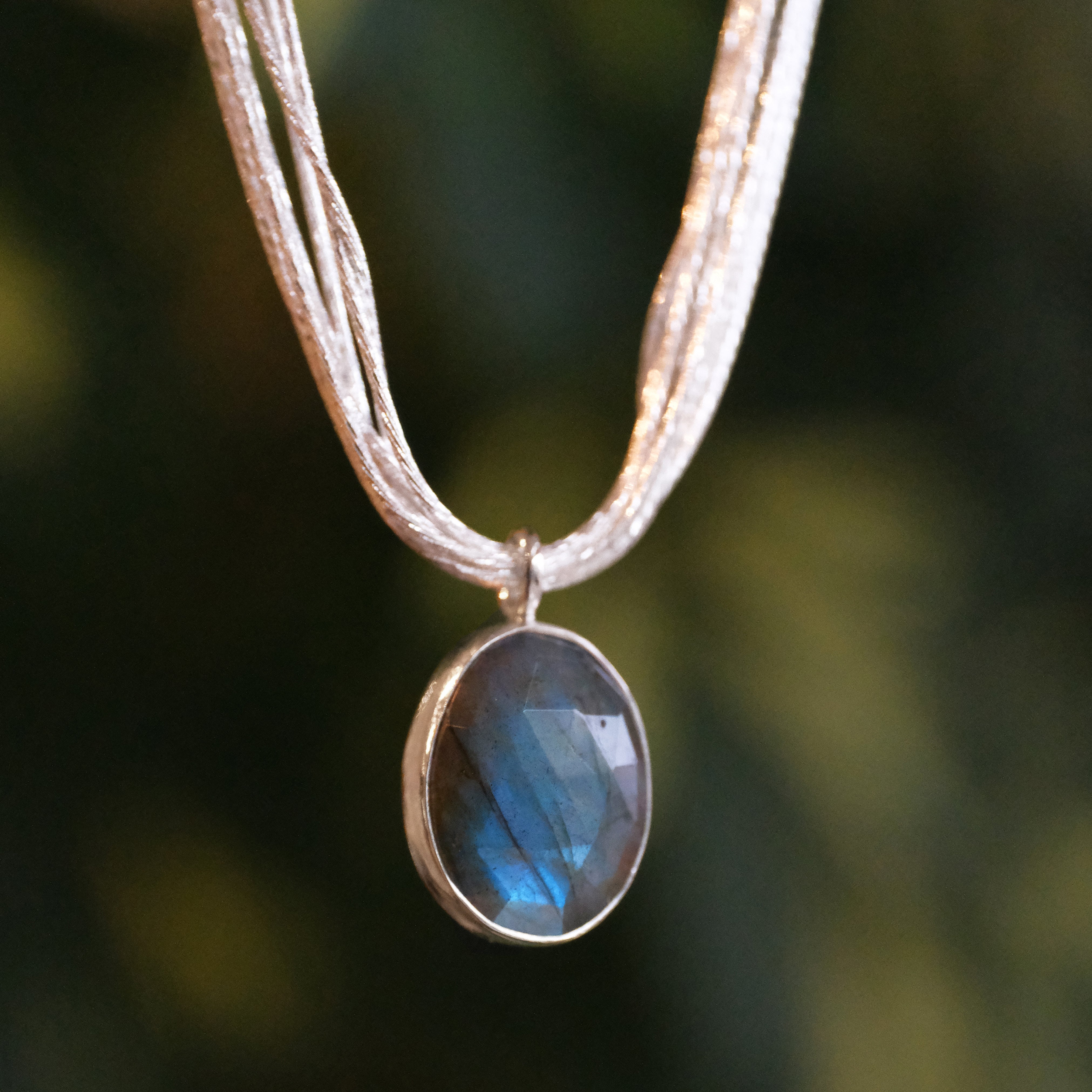 Labradorite Liquid Strand Necklace - One of a Kind