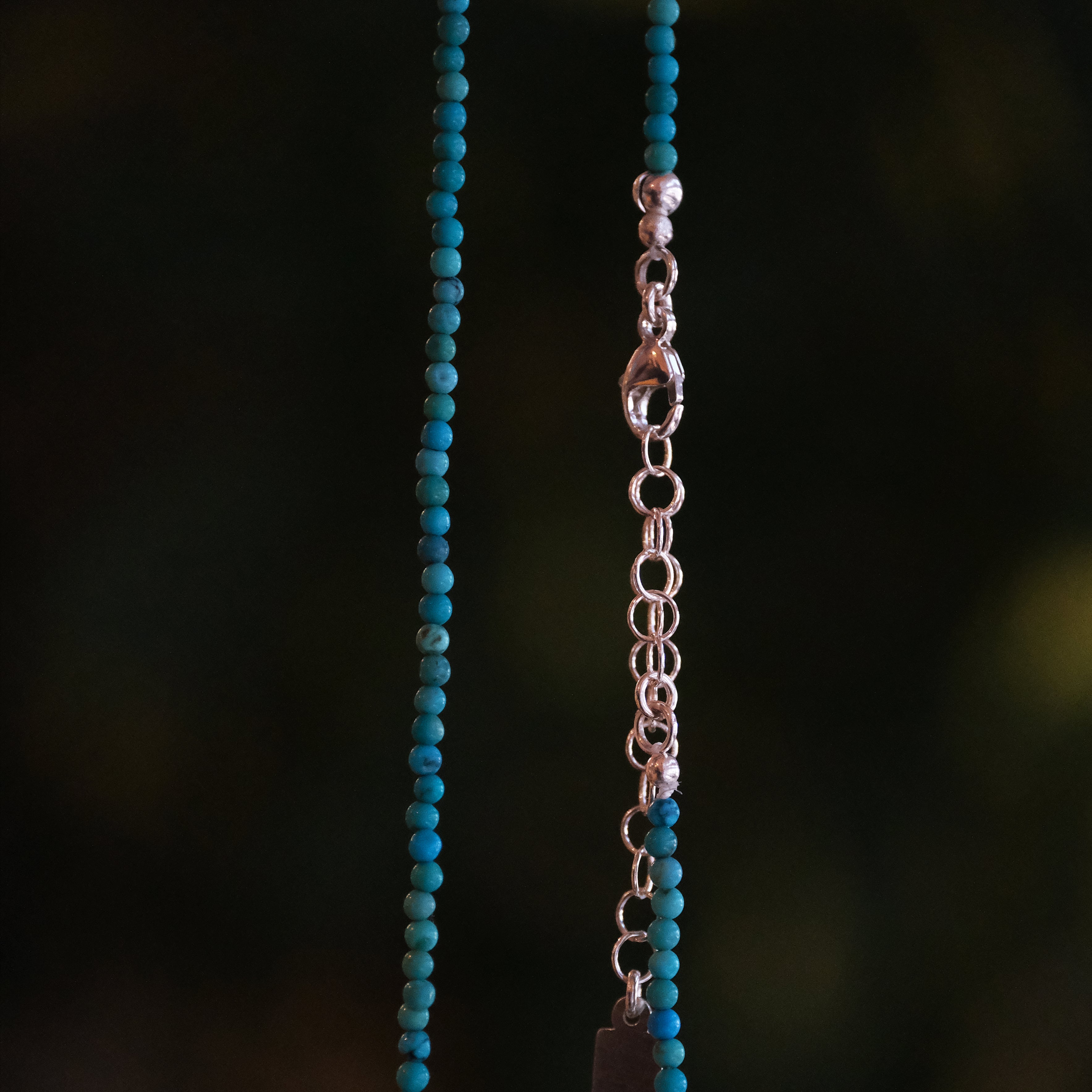 Turquoise + Aqua Tourmaline Crux Necklace - One of a Kind