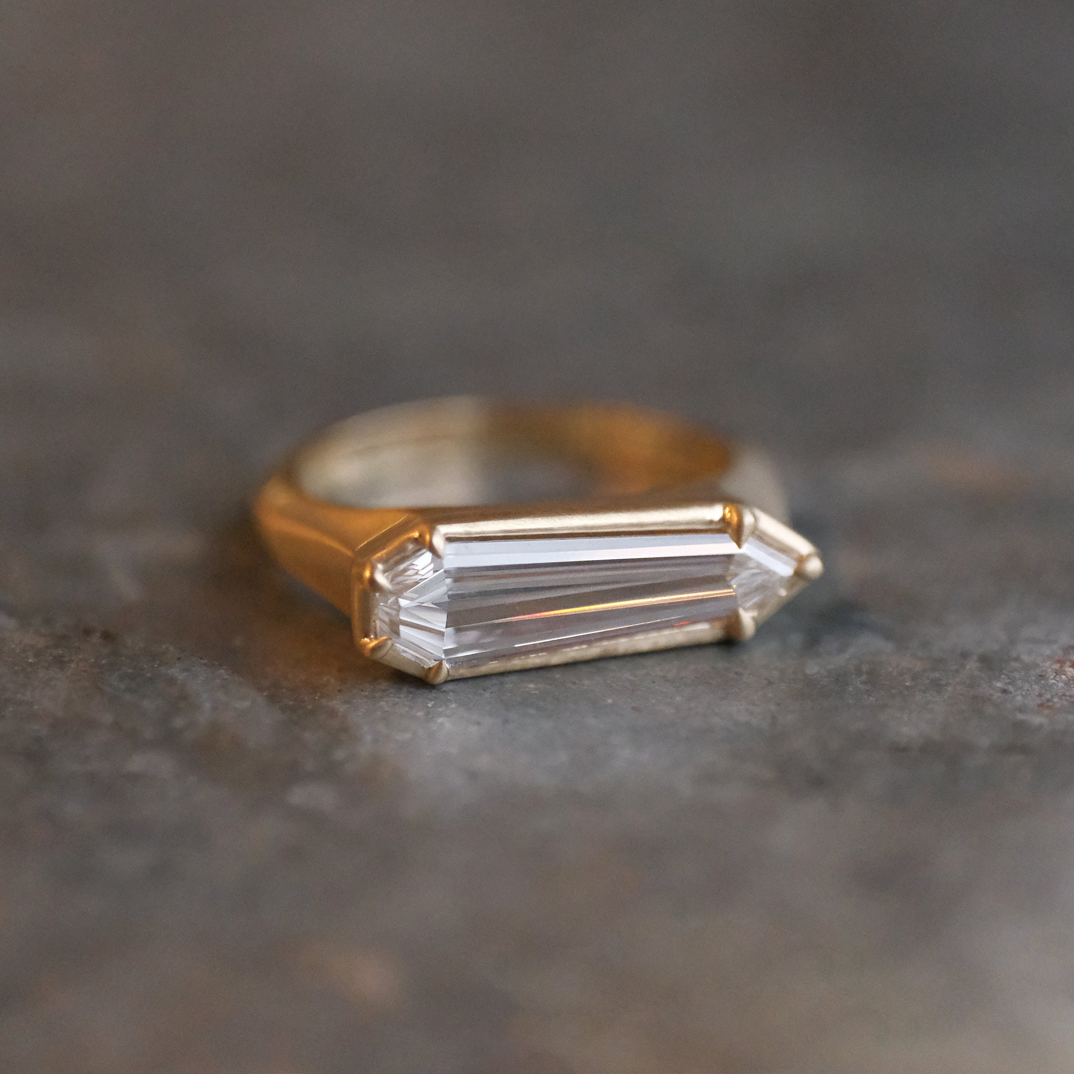 14k + Lab Diamond Nyx Ring