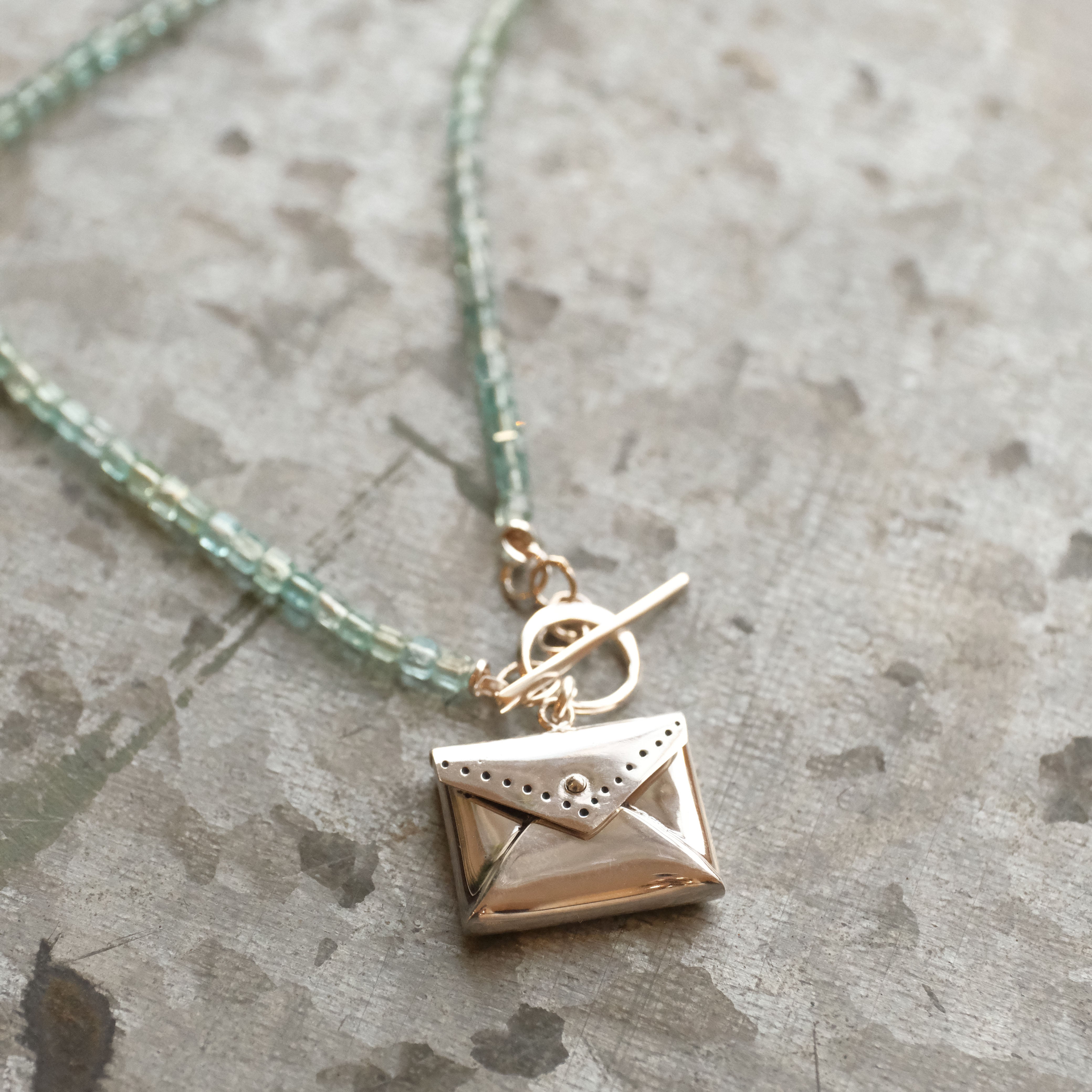 Love Letter Apatite Necklace