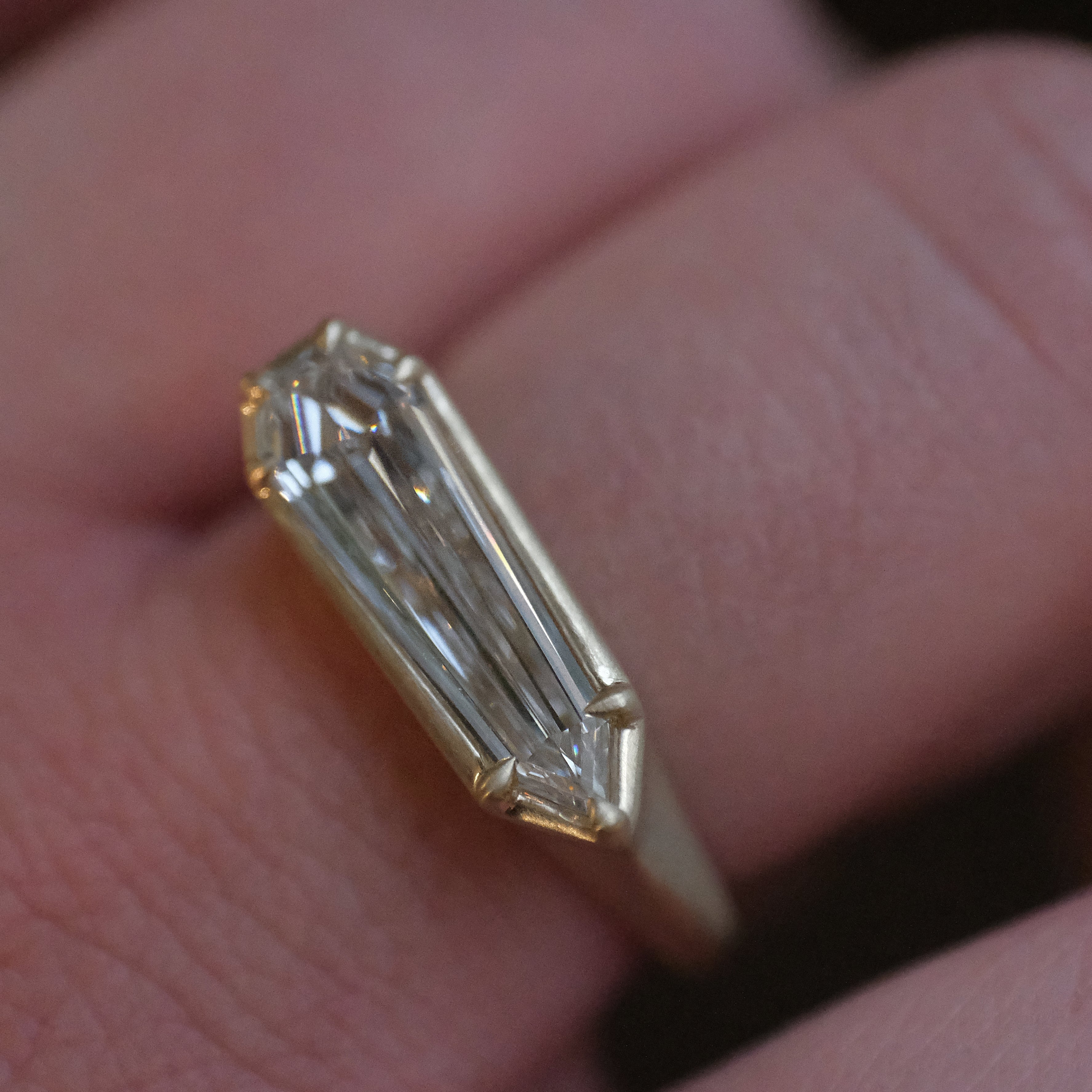 14k + Lab Diamond Nyx Ring