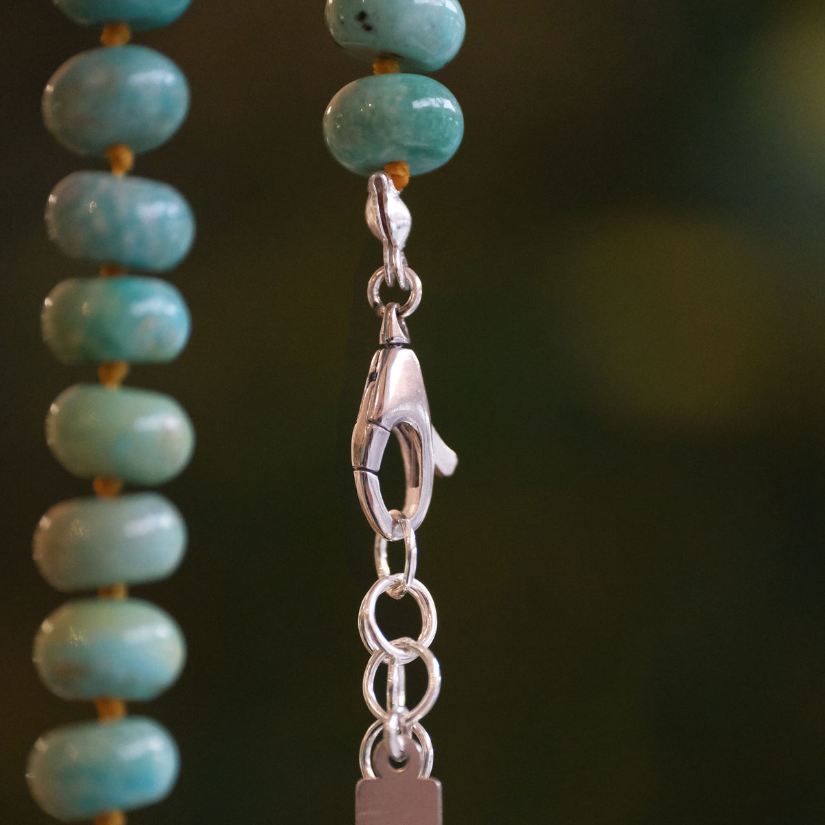 Knotted Mexican Turquoise Candy Necklace - One of a Kind