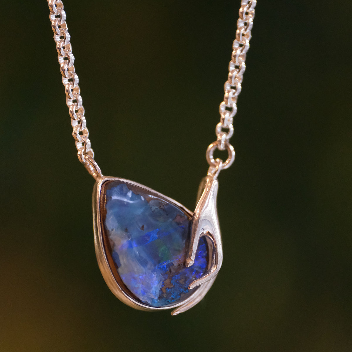 Australian Opal Mercy Necklace - One of a Kind