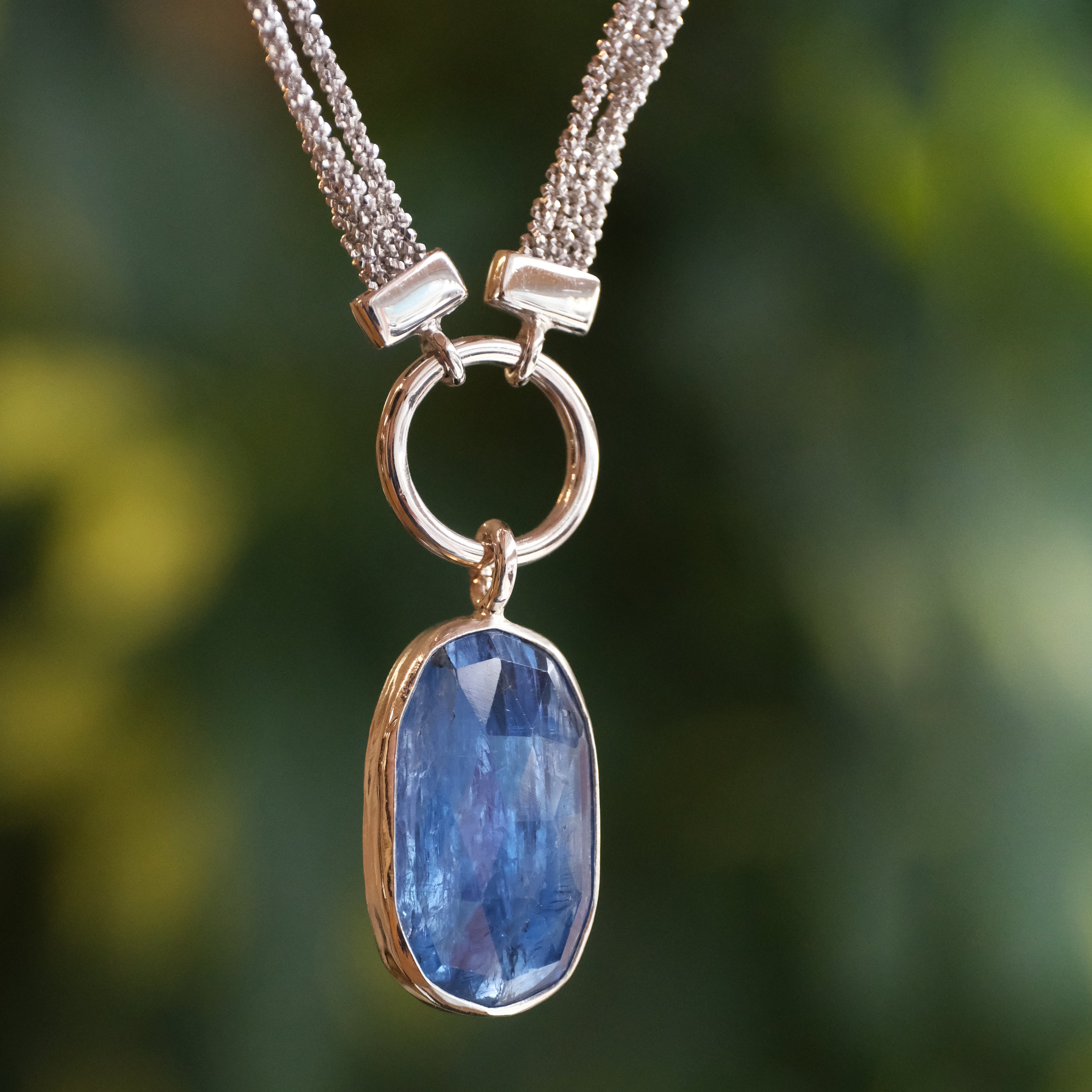 Blue Kyanite Malta Necklace - One of a Kind