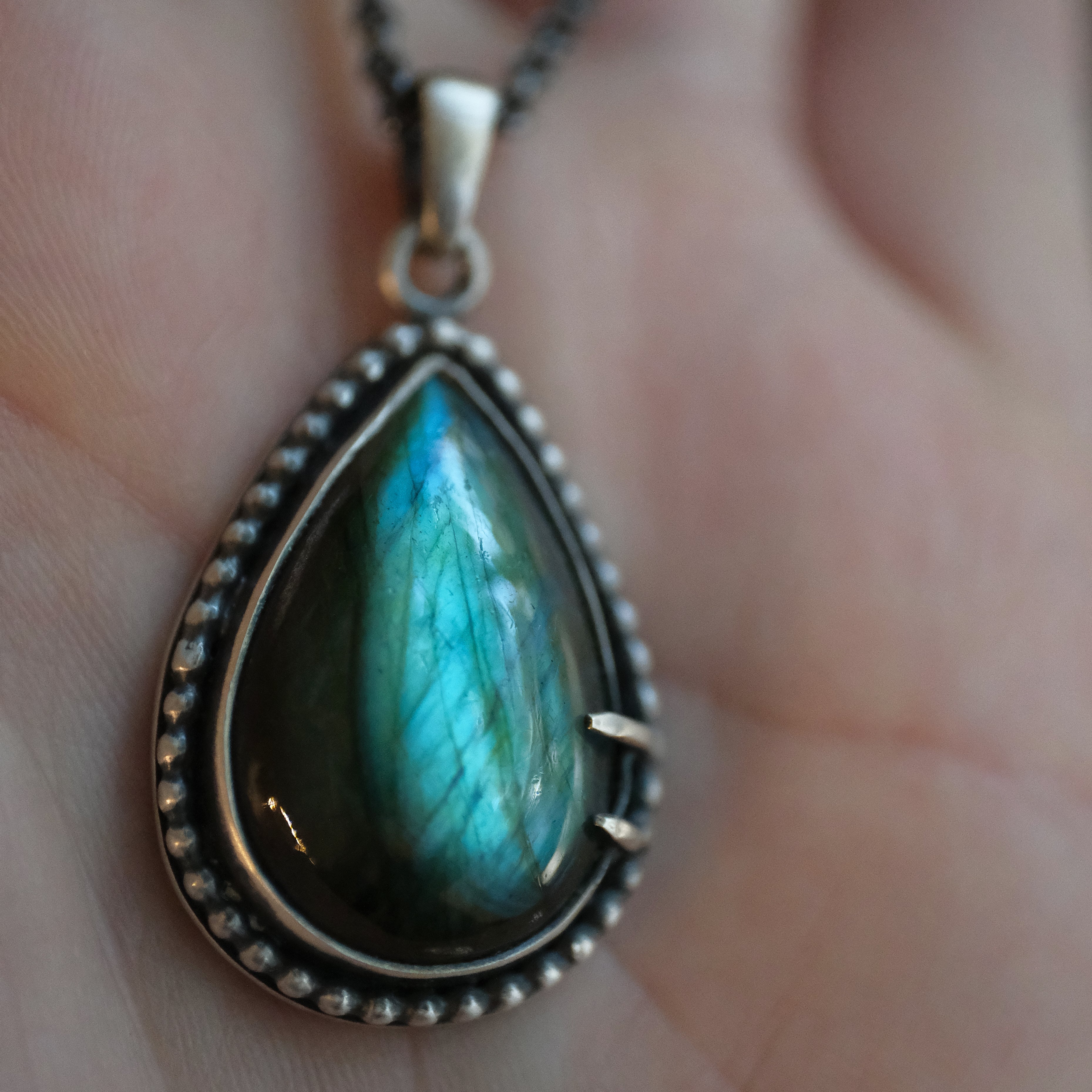 Labradorite Talona Necklace - One of a Kind