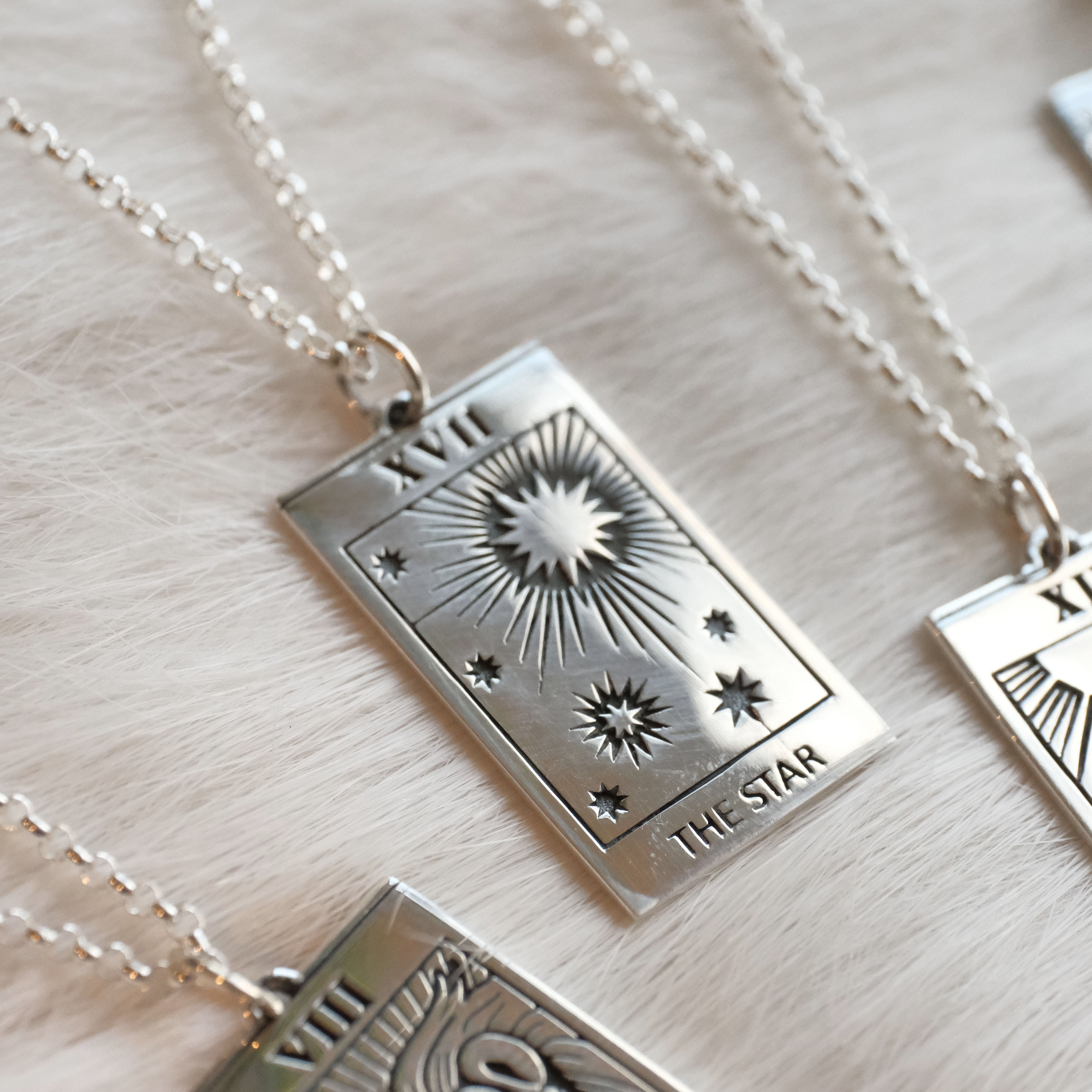 The Star Sterling Tarot Necklace
