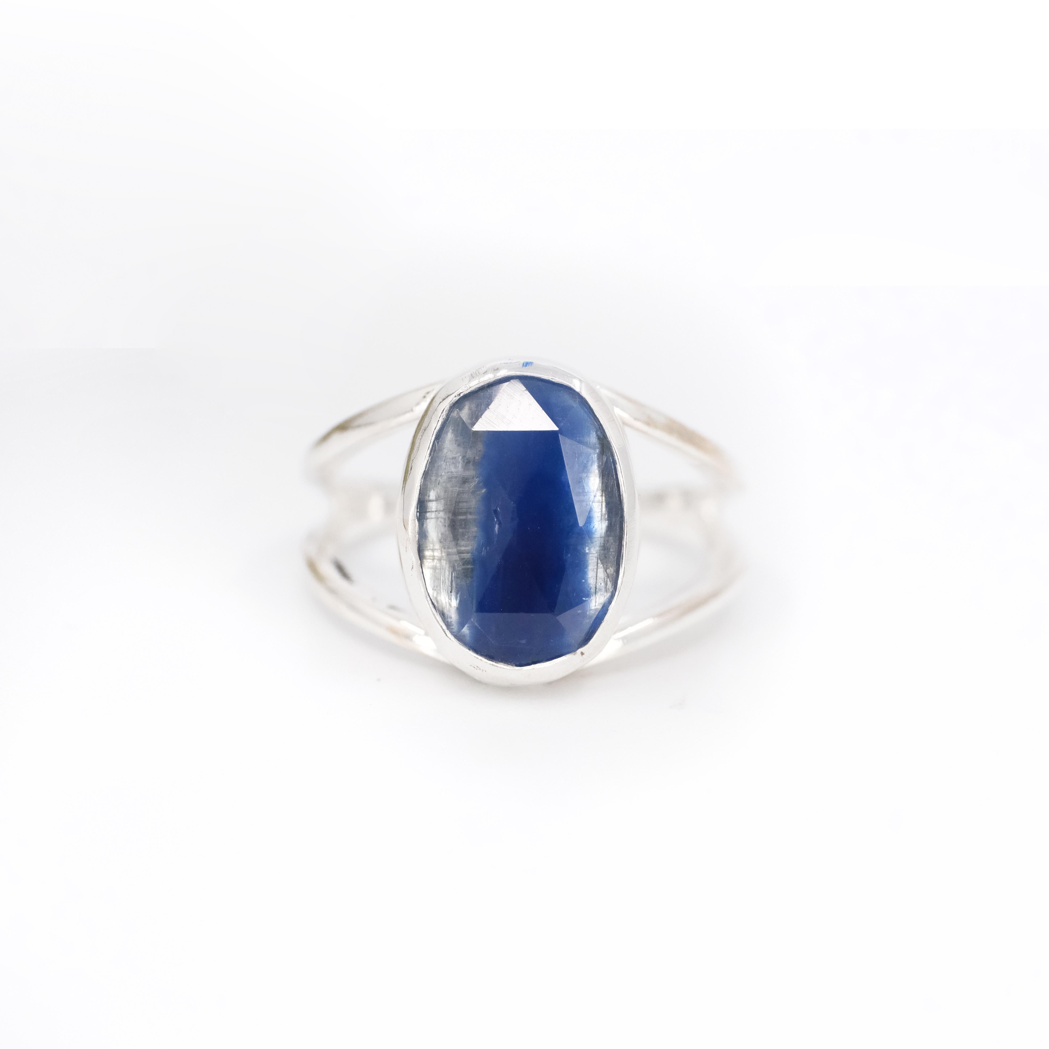 Kyanite Riptide Ring (Size 7.5) - One of a Kind