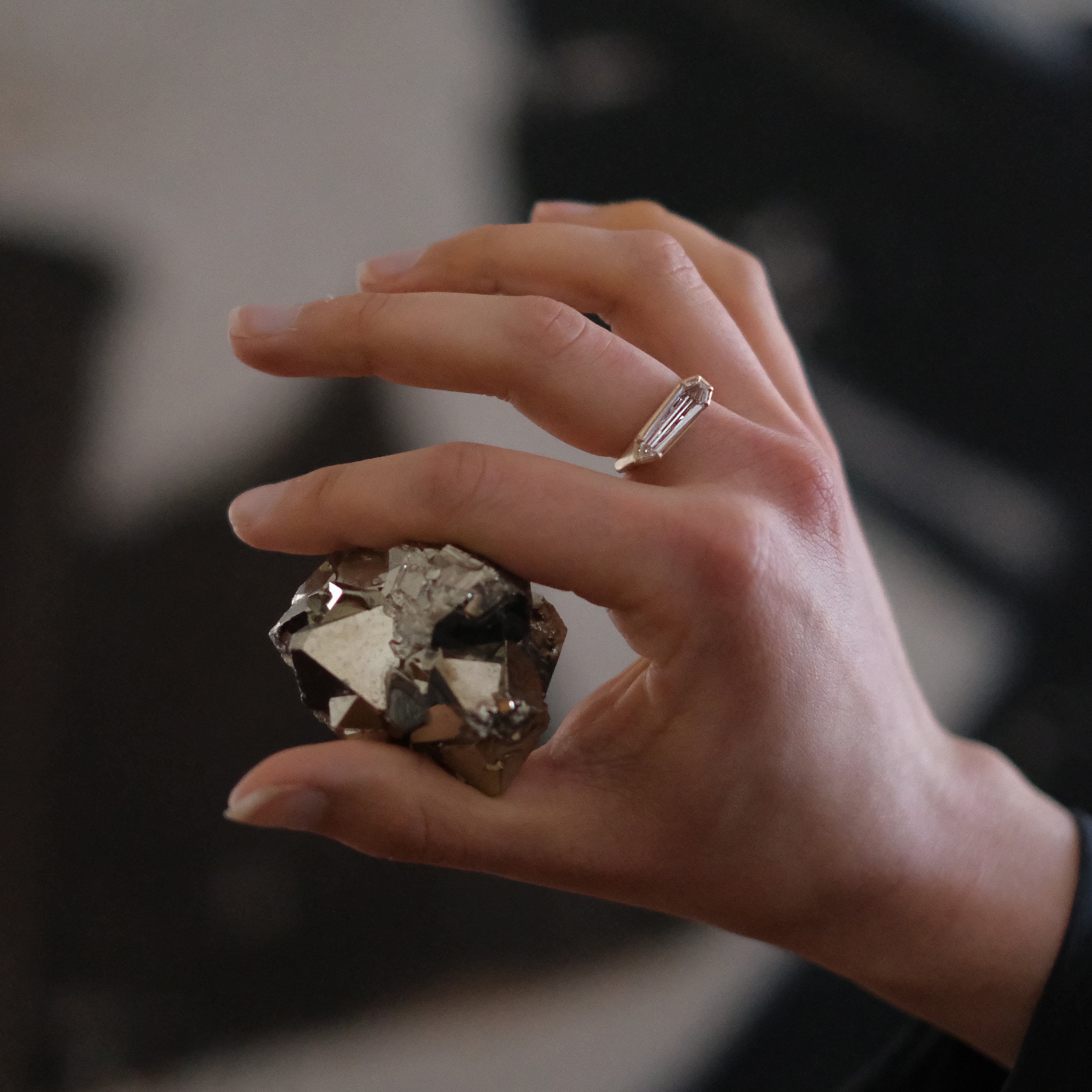 14k + Lab Diamond Nyx Ring