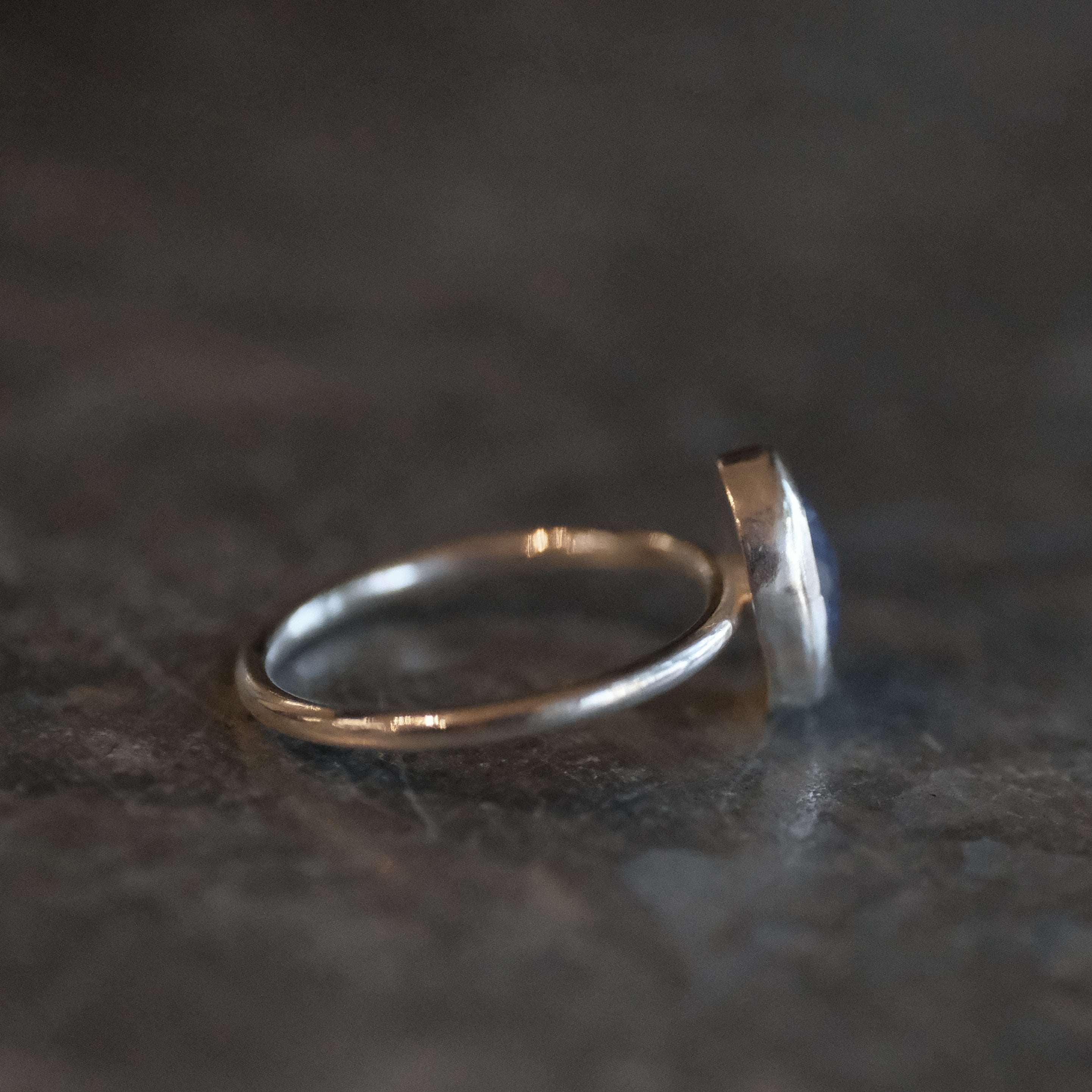 Teeny Tanzanite Chiquito Ring (Size 6) - One of a Kind