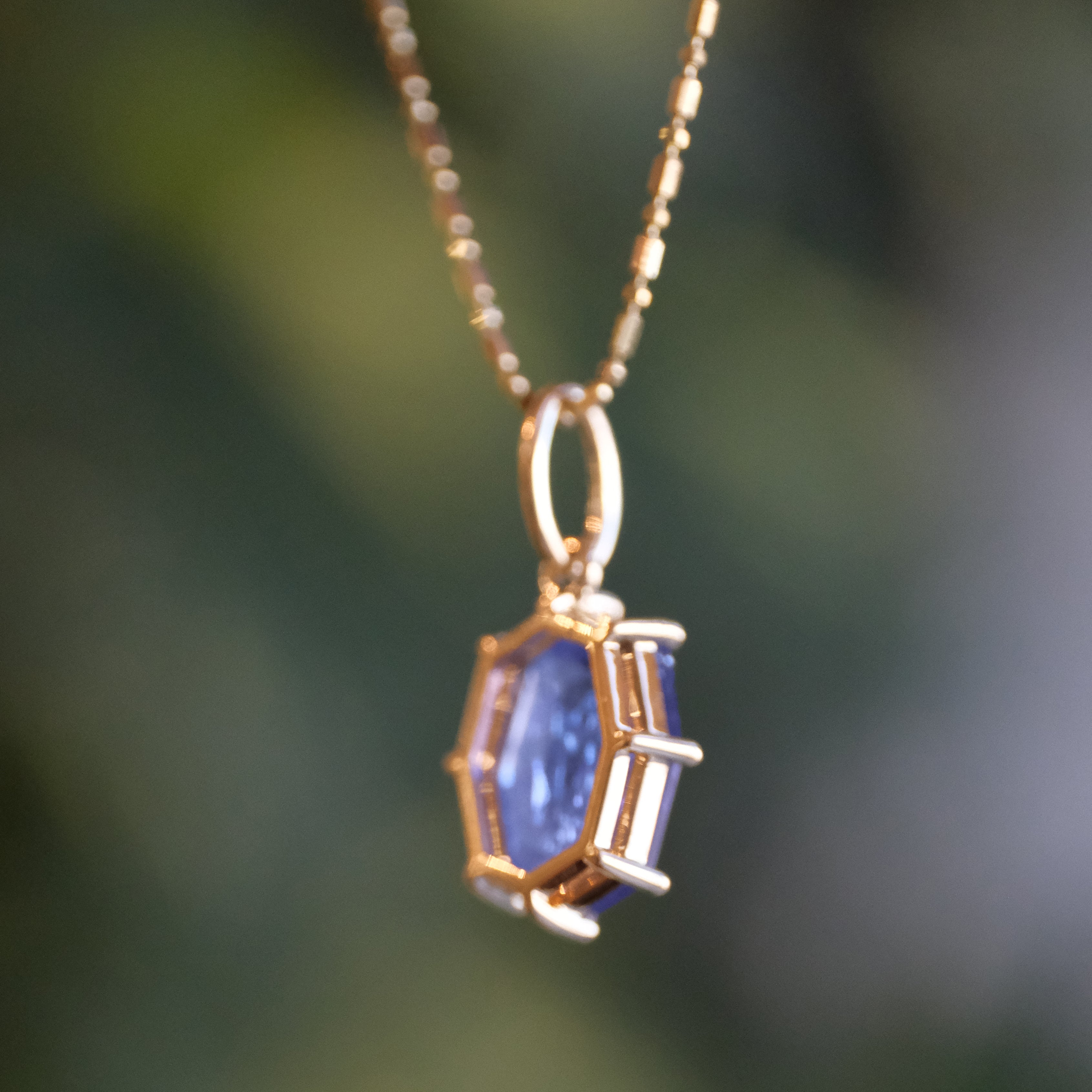 14k + Tanzanite Astrea Necklace - One of a Kind
