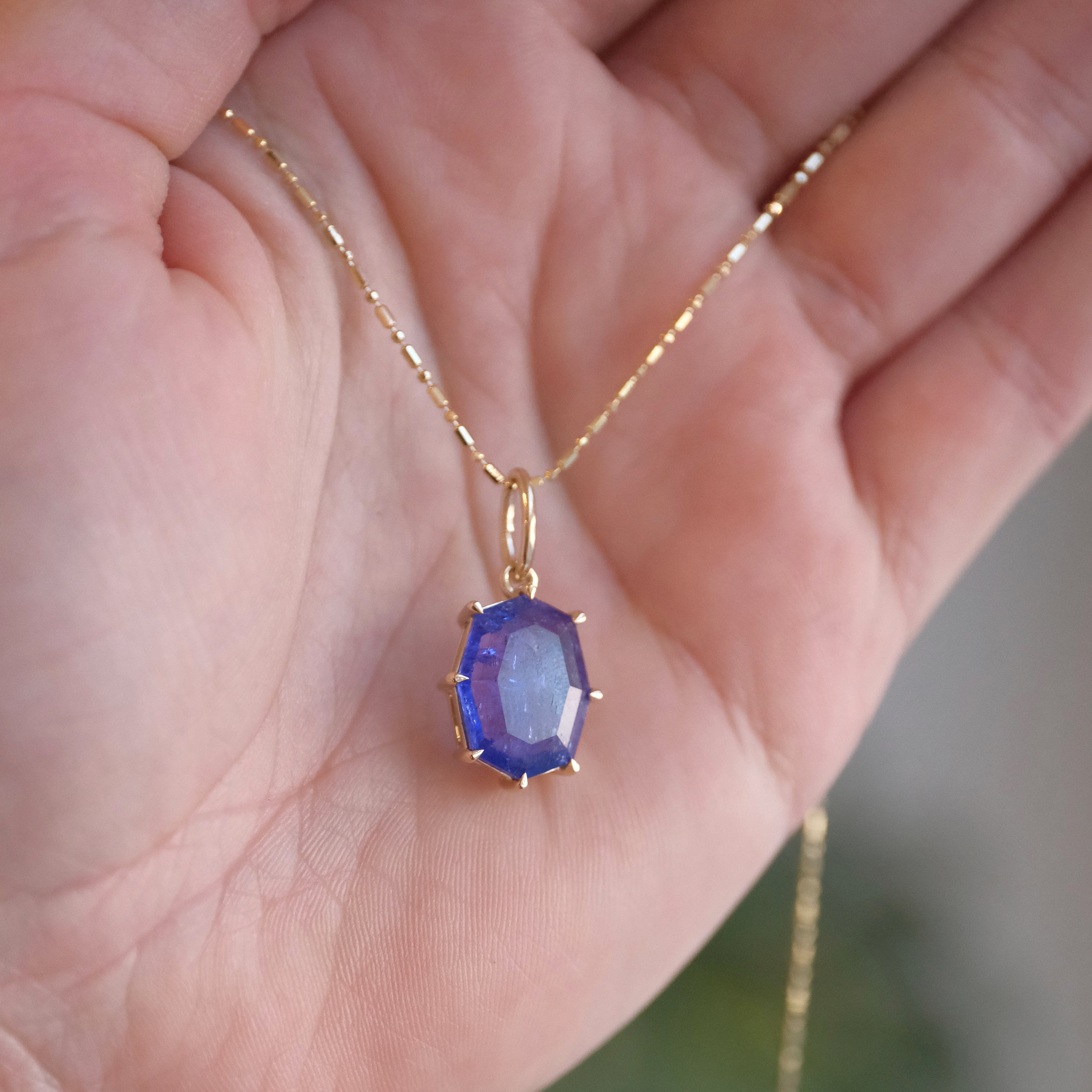 14k + Tanzanite Astrea Necklace - One of a Kind