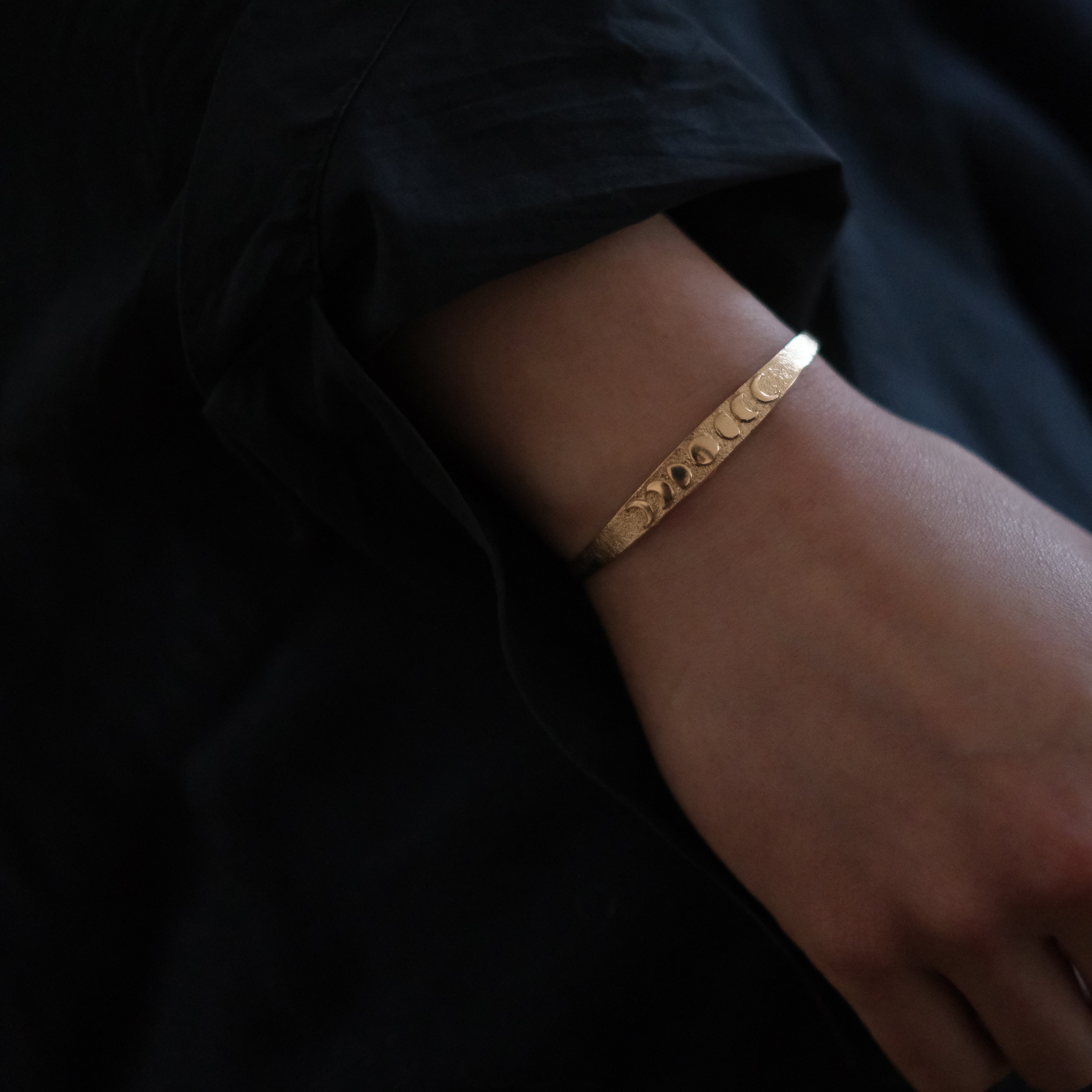 Bronze Moon Phase Cuff