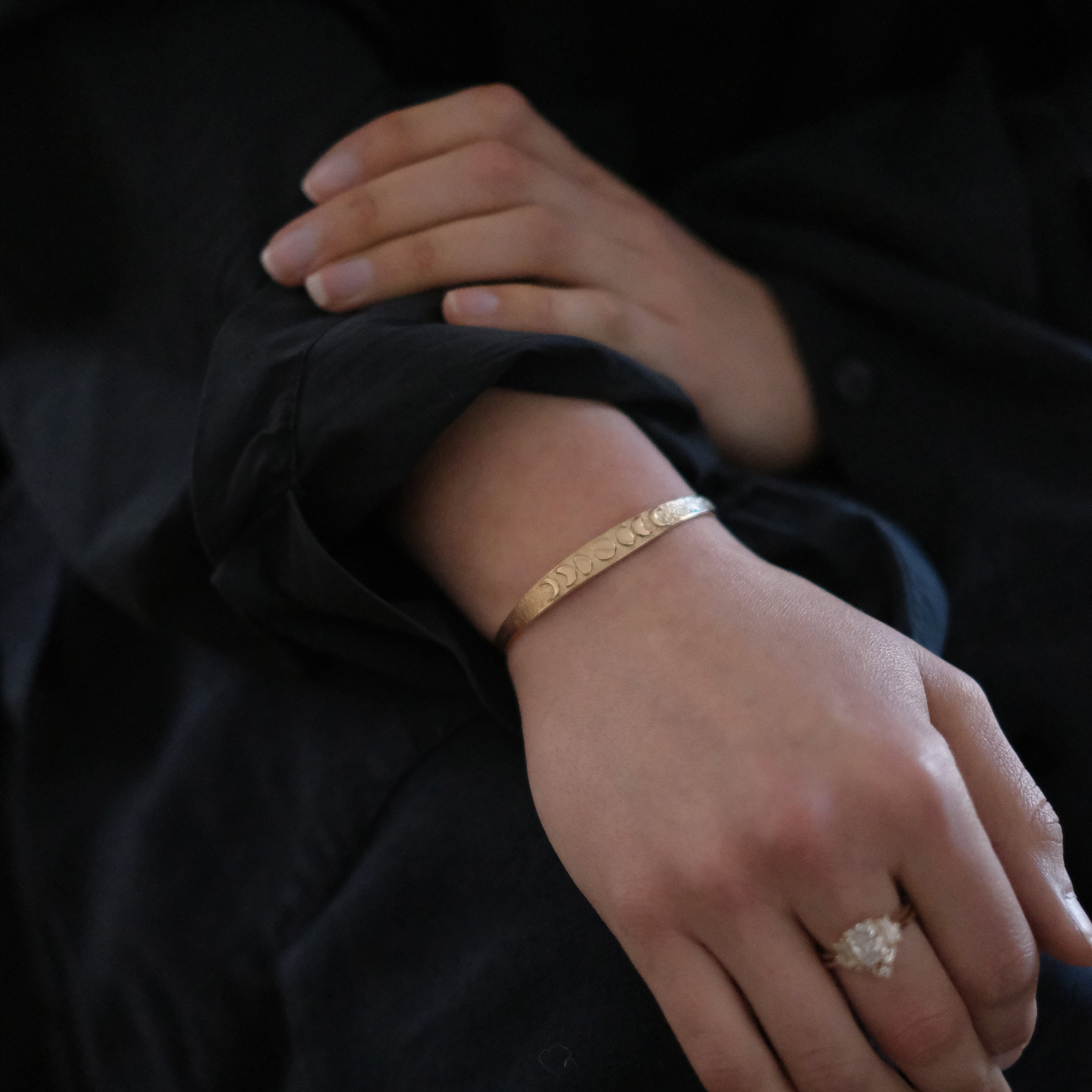 Bronze Moon Phase Cuff