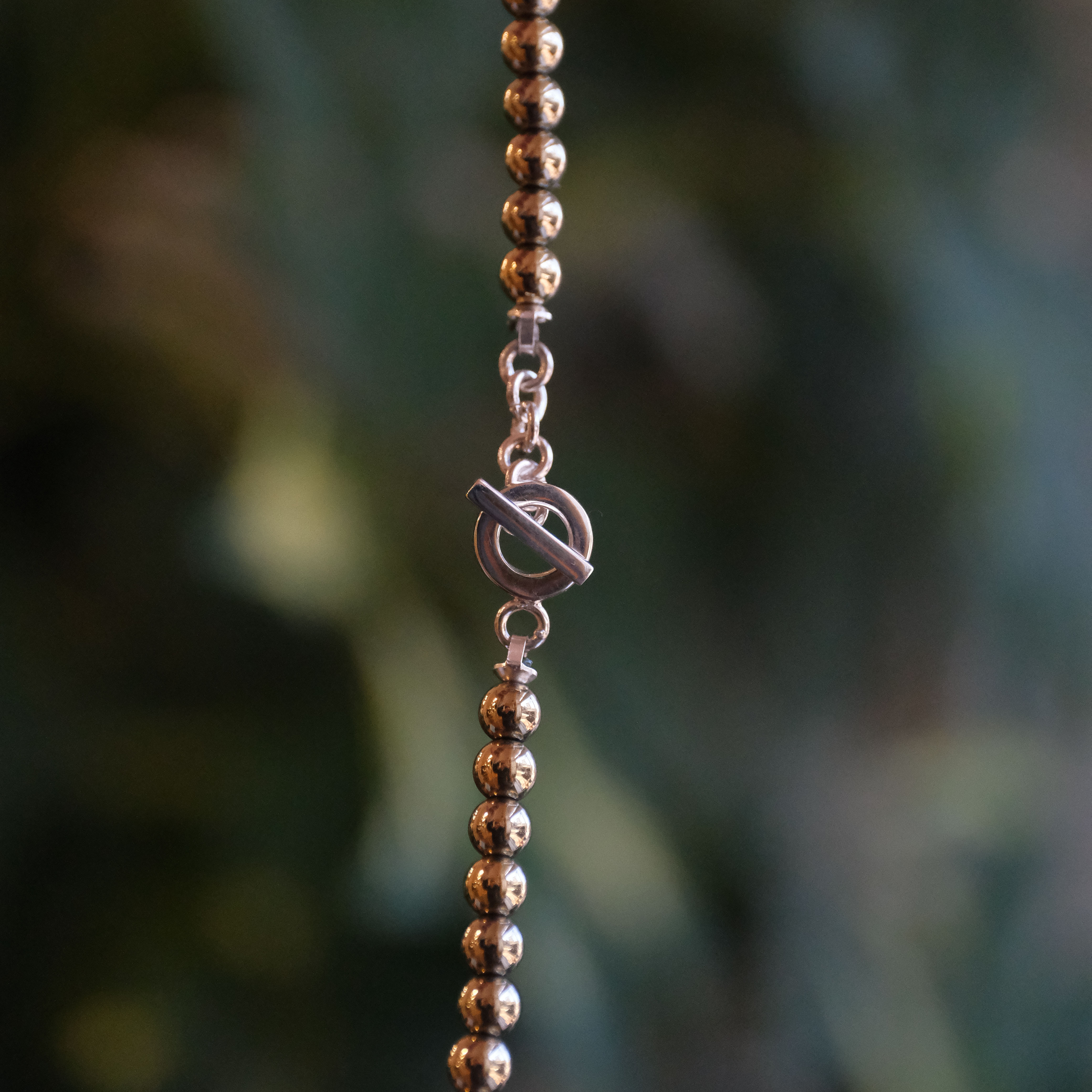 Pyrite + Sterling Confusion Necklace