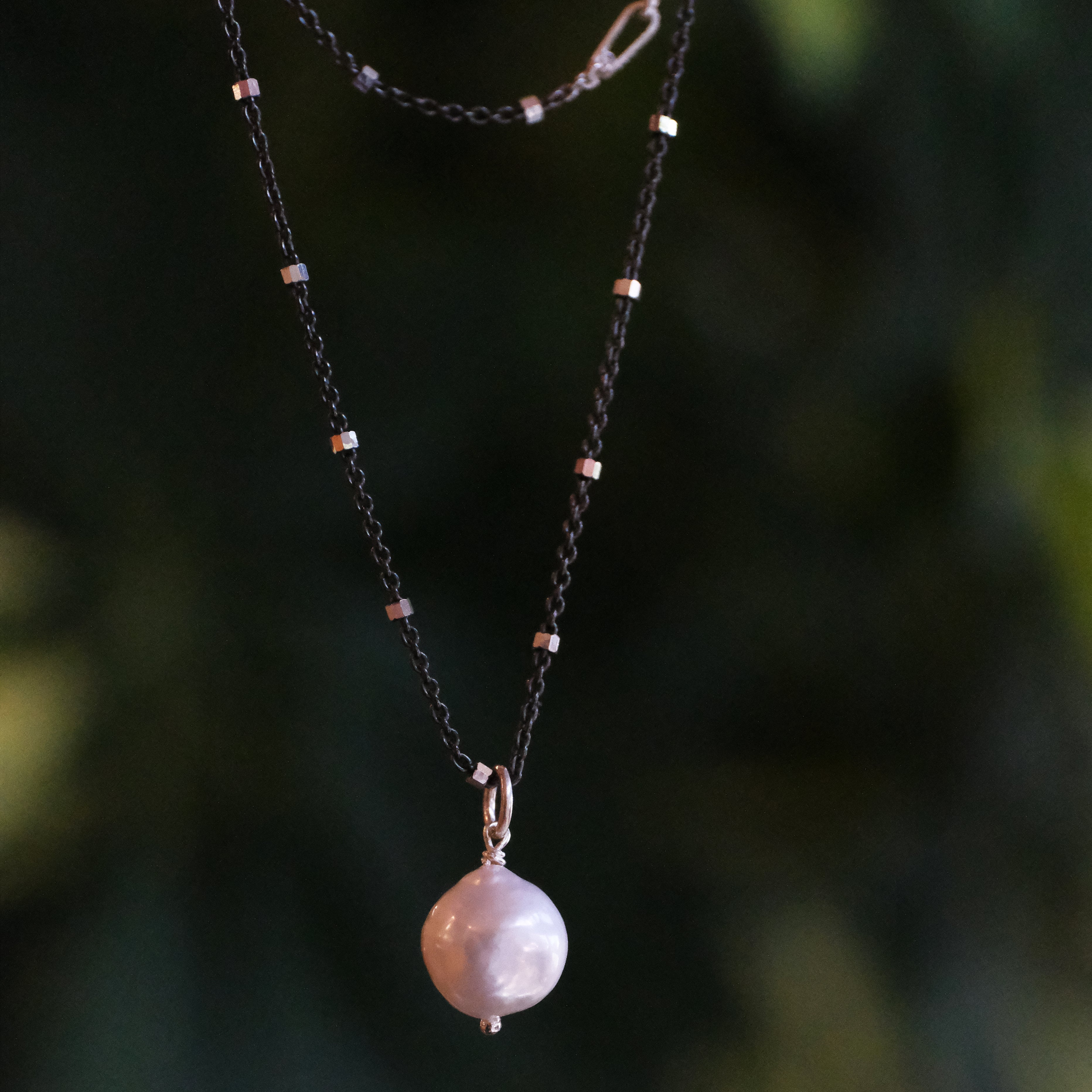 A Pearl for a Pet Sterling Necklace