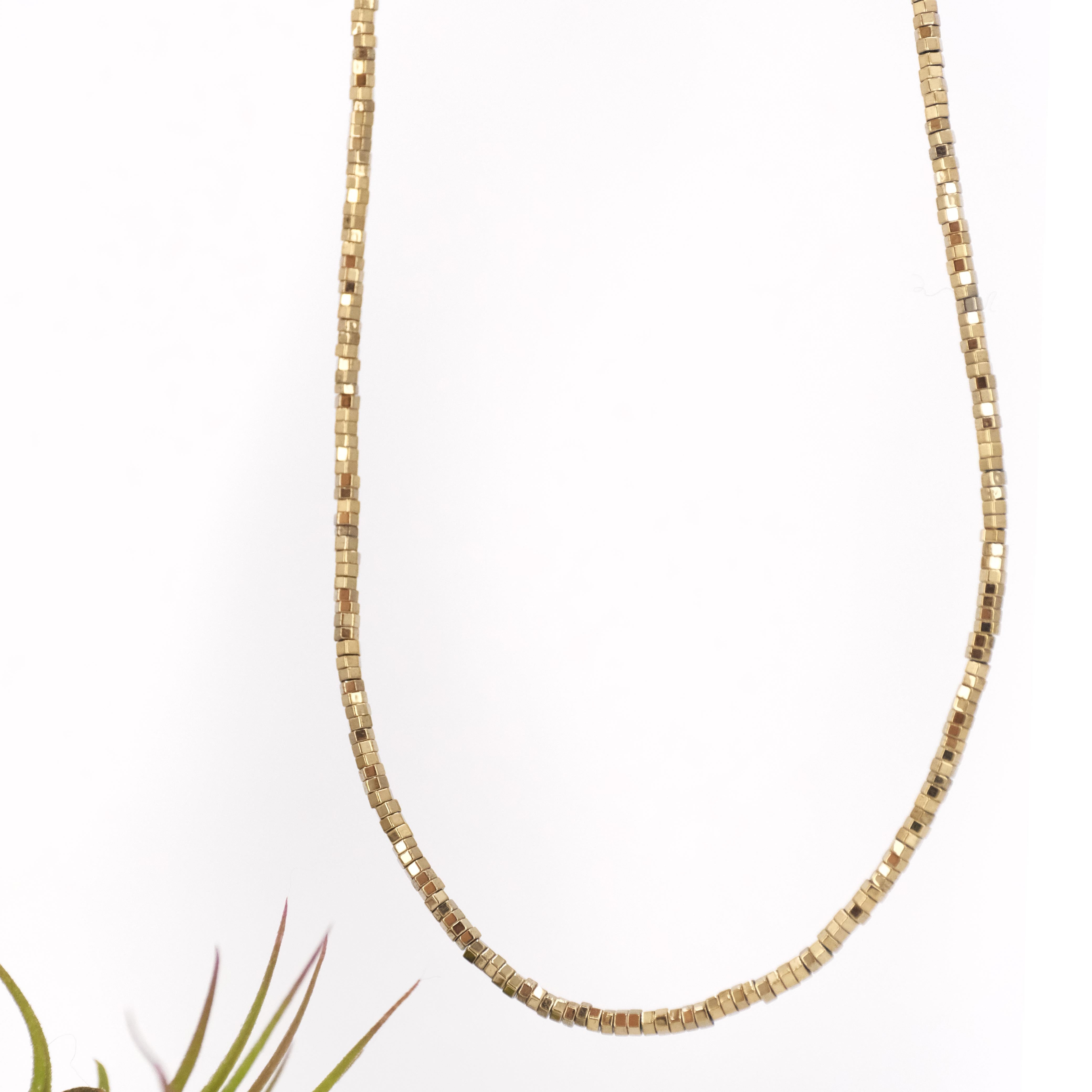 Tranquil Pyrite Necklace