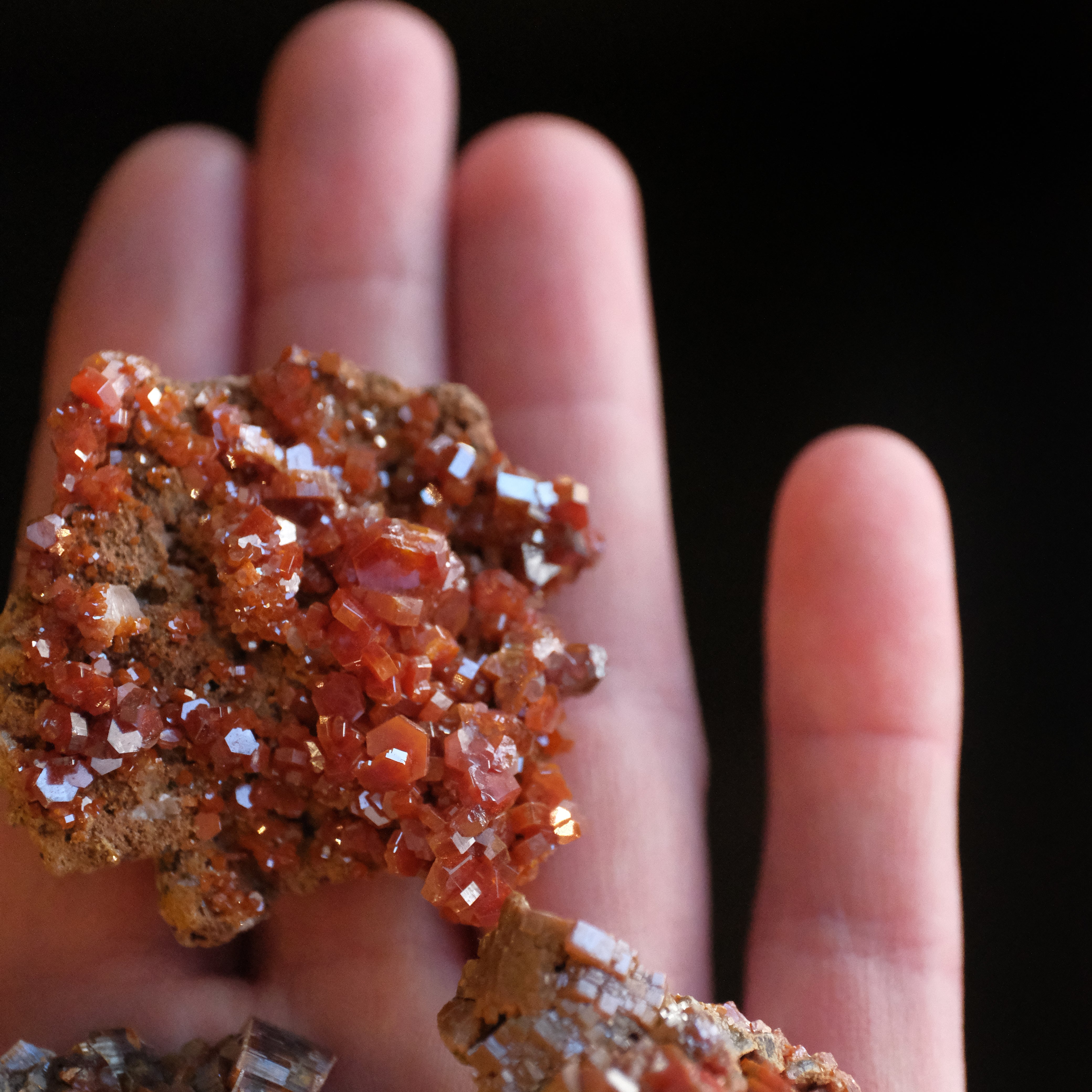 Raw Fire Vanadinite