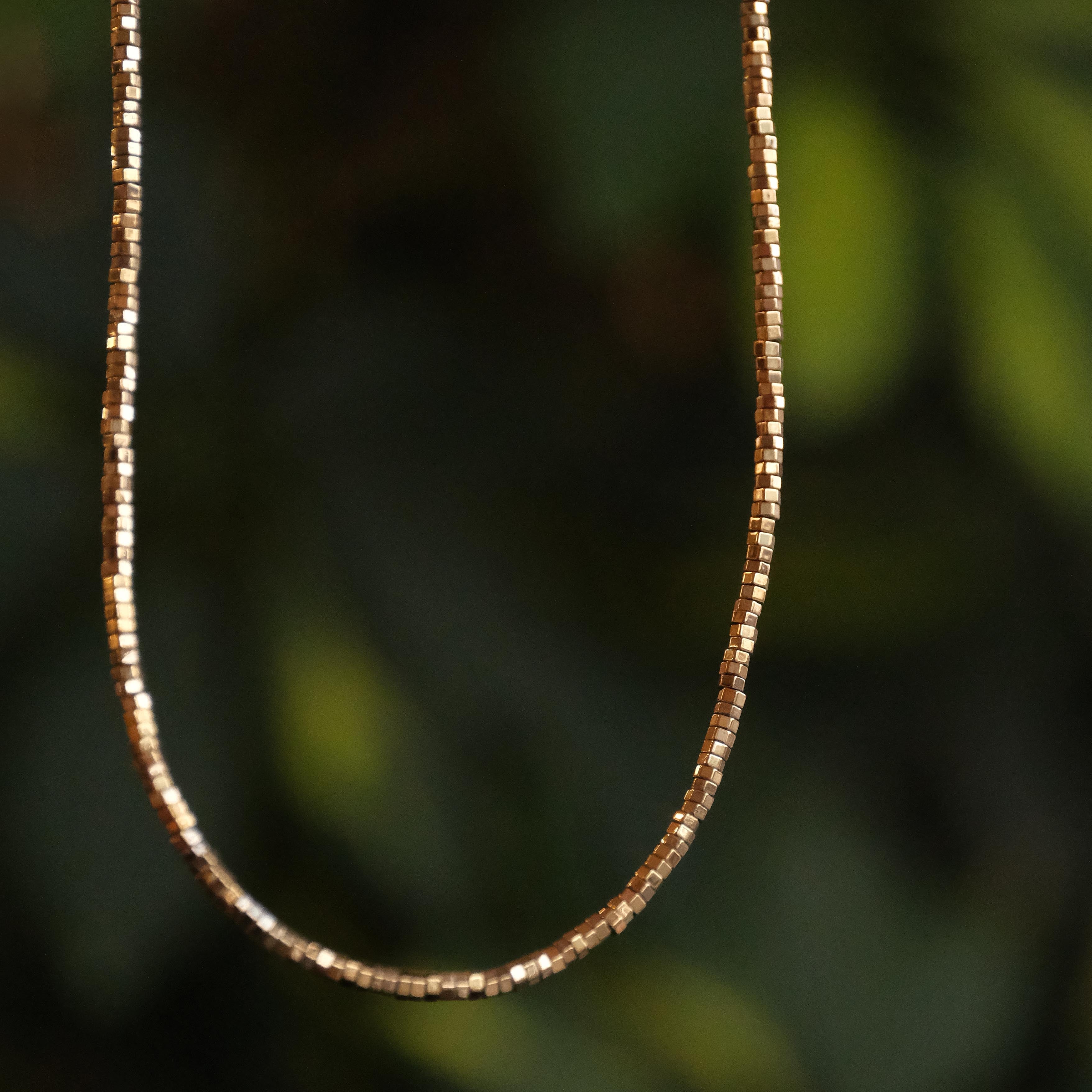 Tranquil Pyrite Necklace