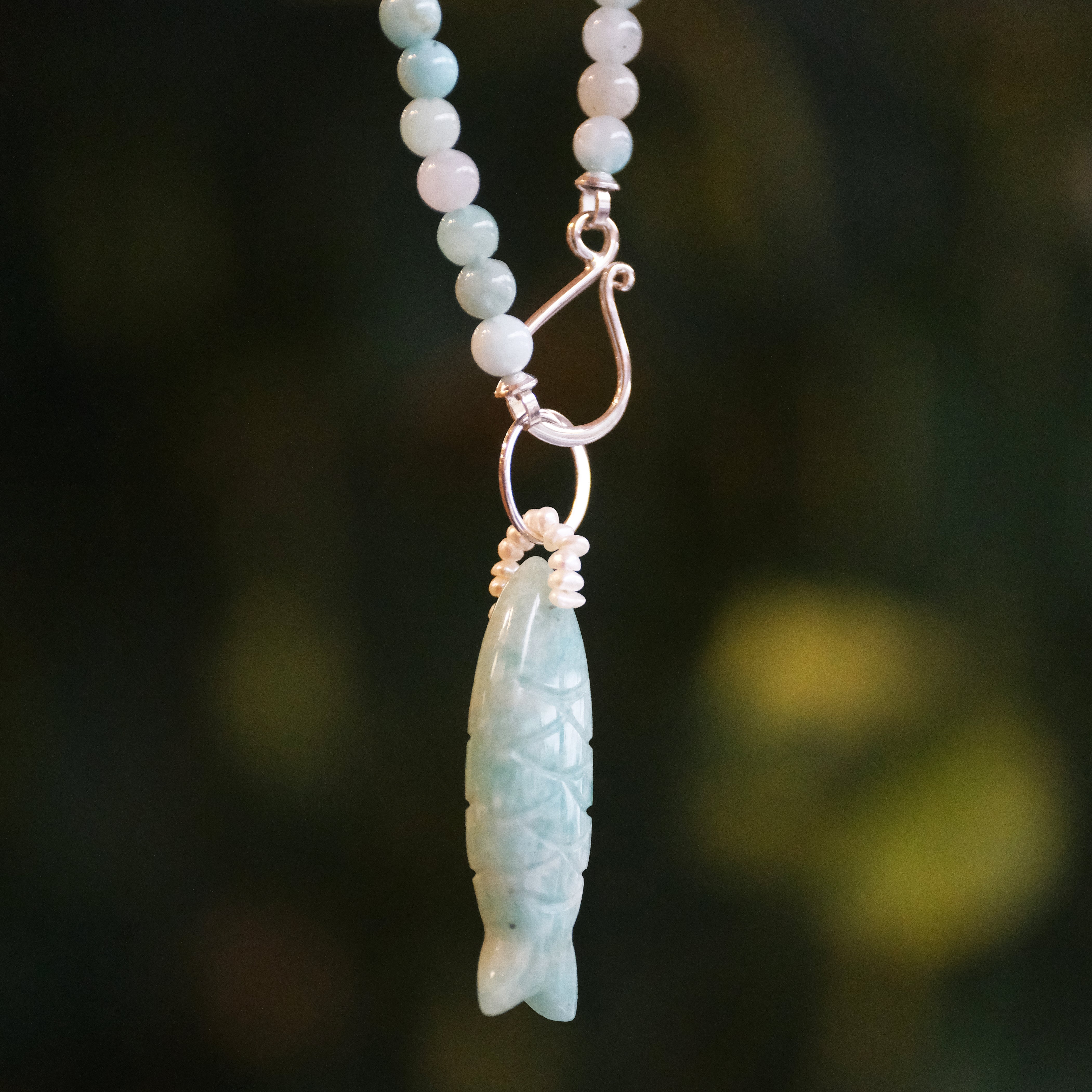 Minnow Amazonite Necklace - One of a Kind