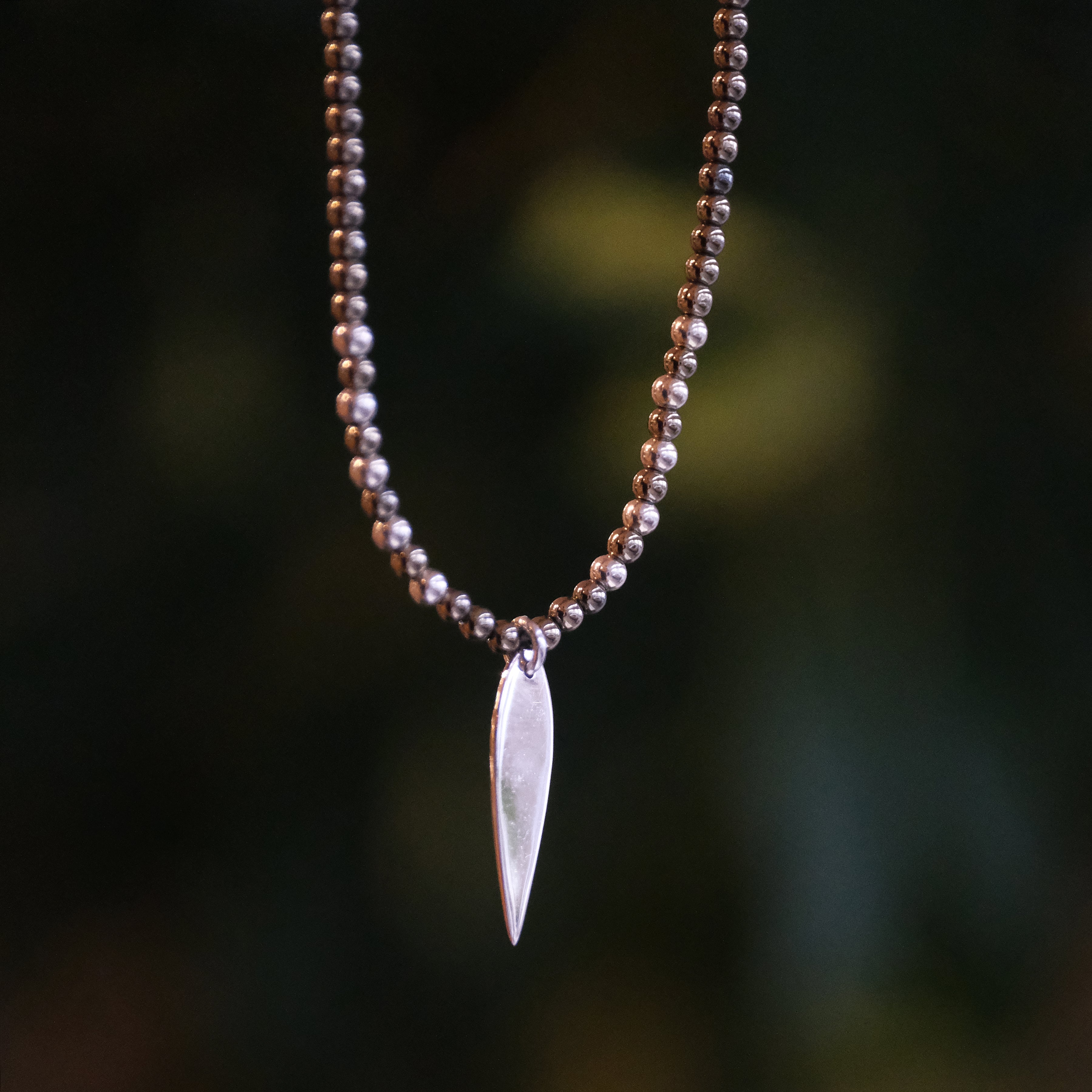 Zen Story Pyrite + Sterling Necklace - One of a Kind